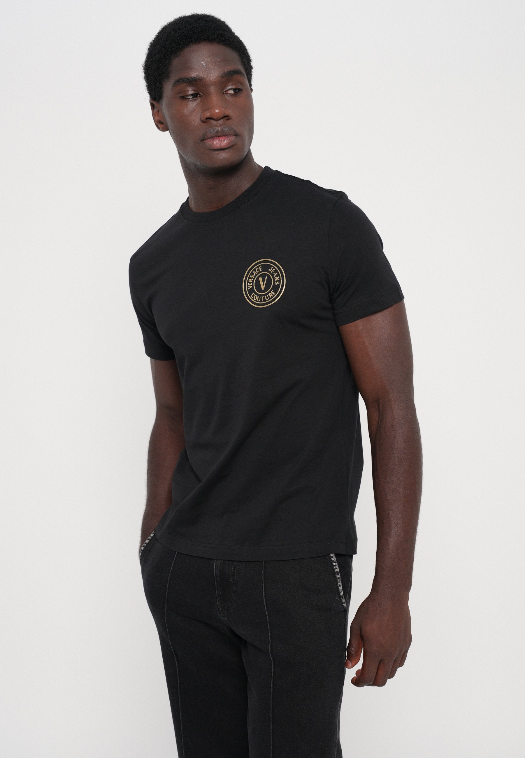 EMBLEM - Print T-shirt - black/gold coloured