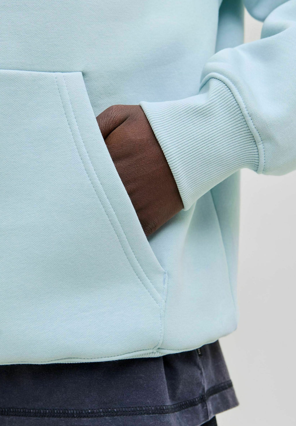 Plain - Hoodie - celestial blue