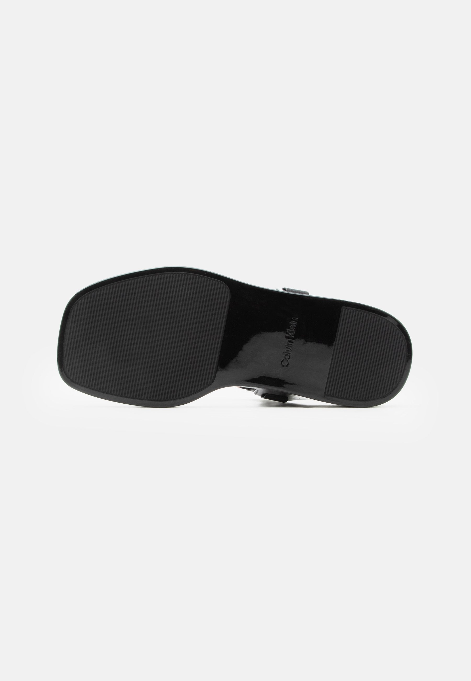 T-bar sandals - black/peach whip