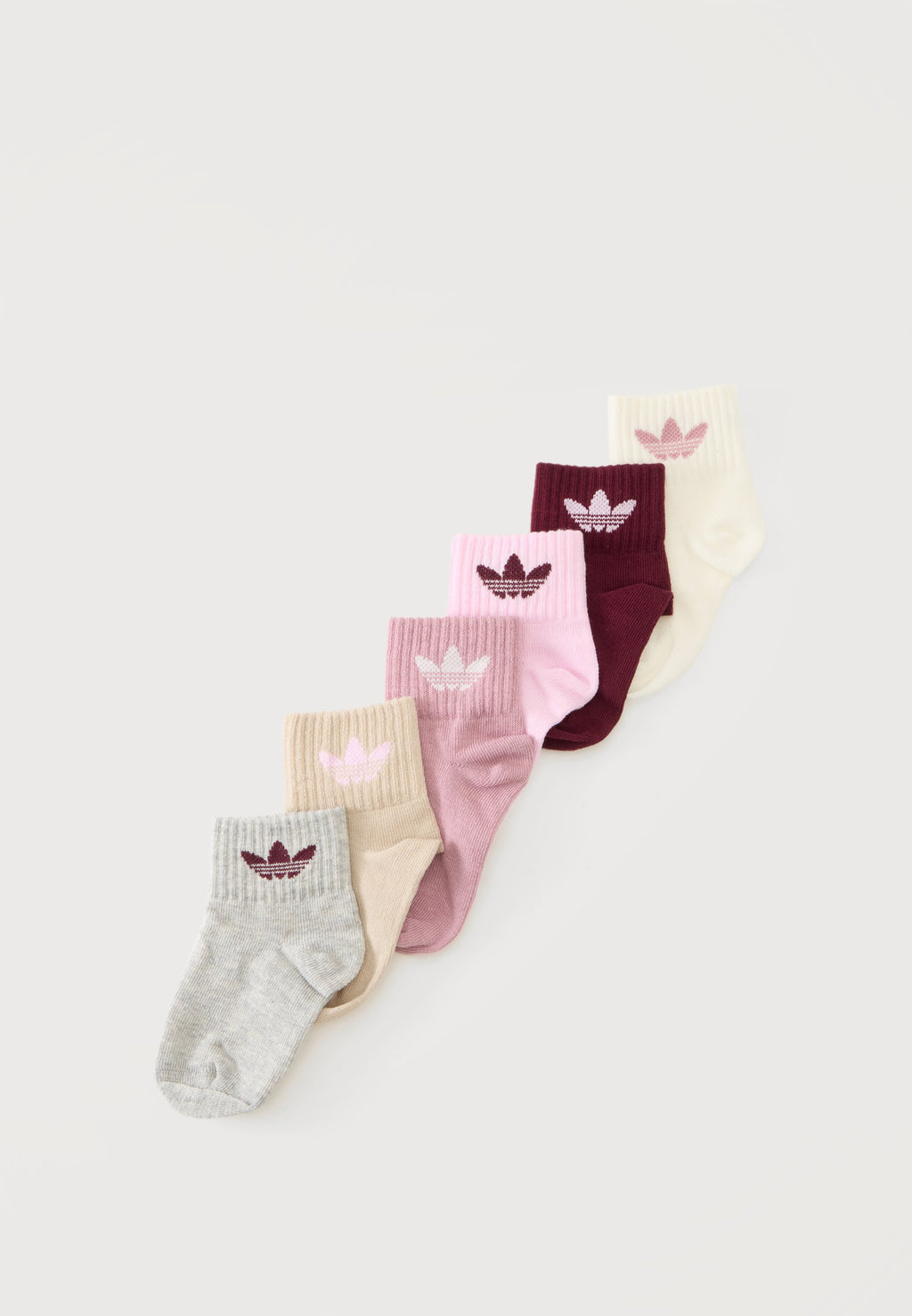 KIDS SOCK 6 PACK UNISEX - Socks - maroon/magic mauve/orchid fusion