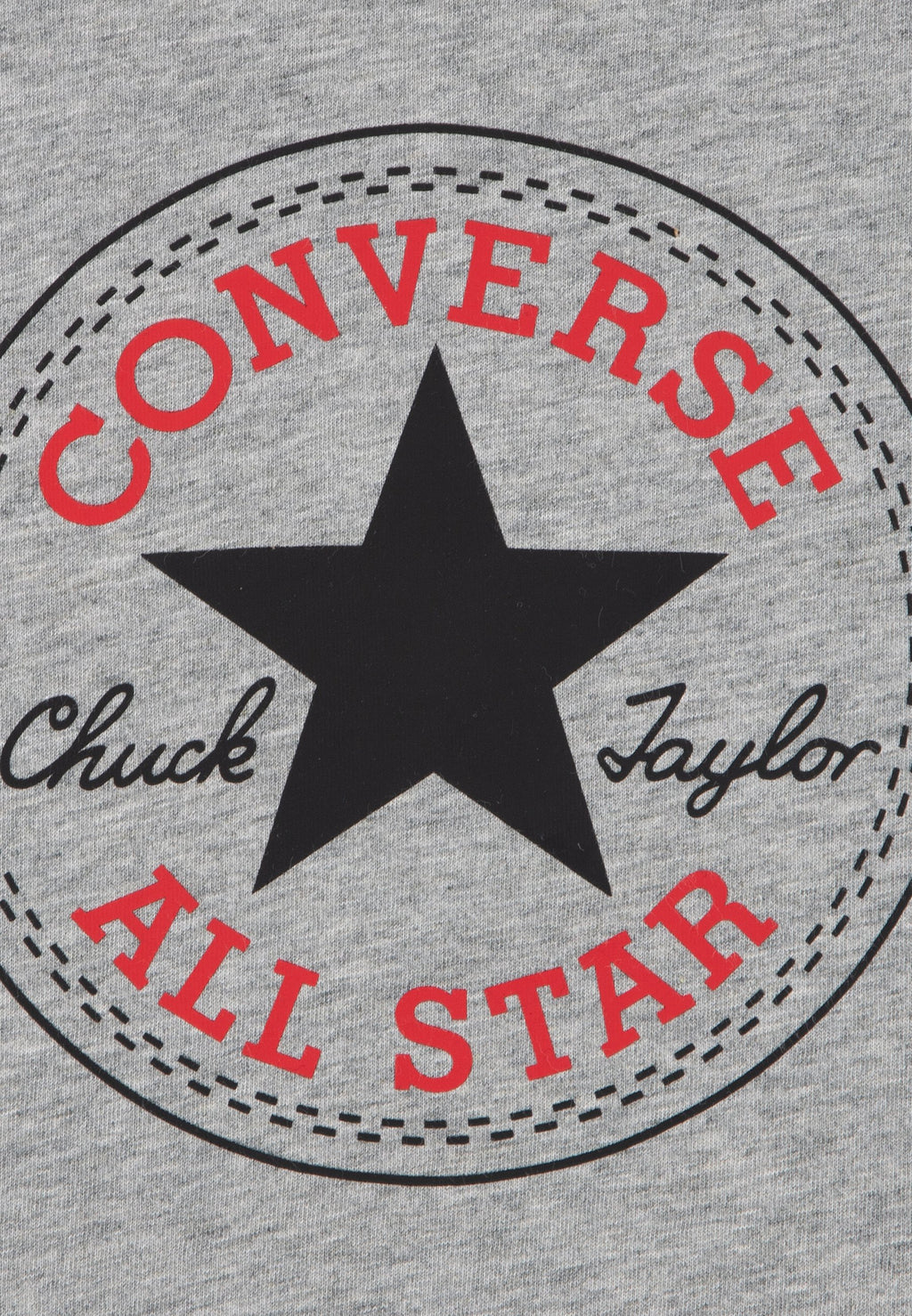 TEE-SHIRT PATCH CHUCK CORE - T-shirt imprimé - gris foncé chiné