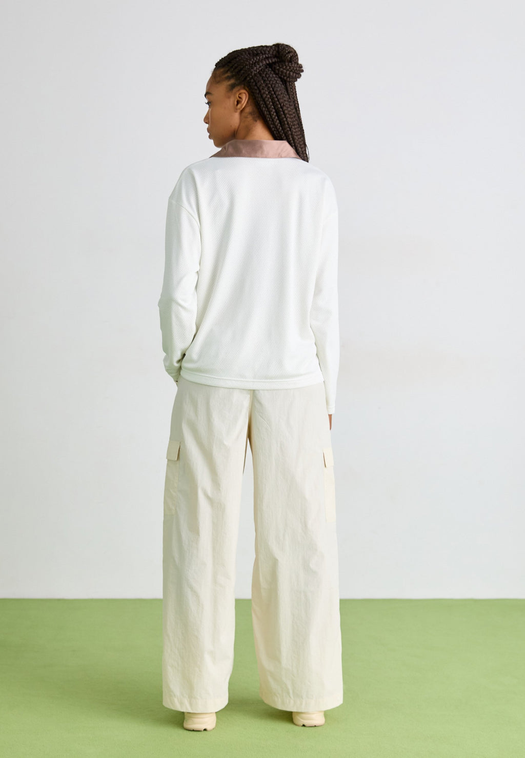 WOVEN PANT - Cargo trousers - beige