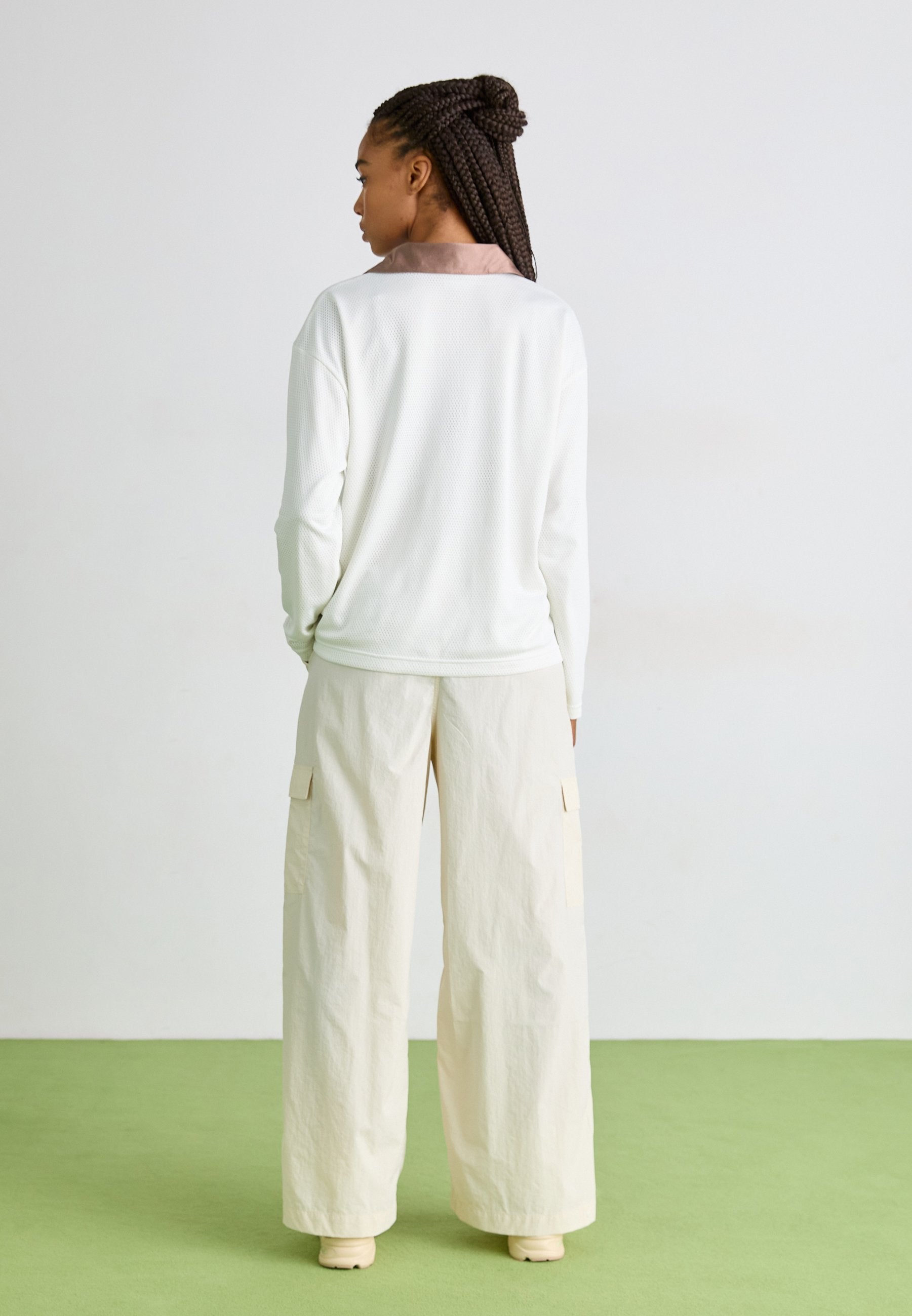 WOVEN PANT - Cargo trousers - beige
