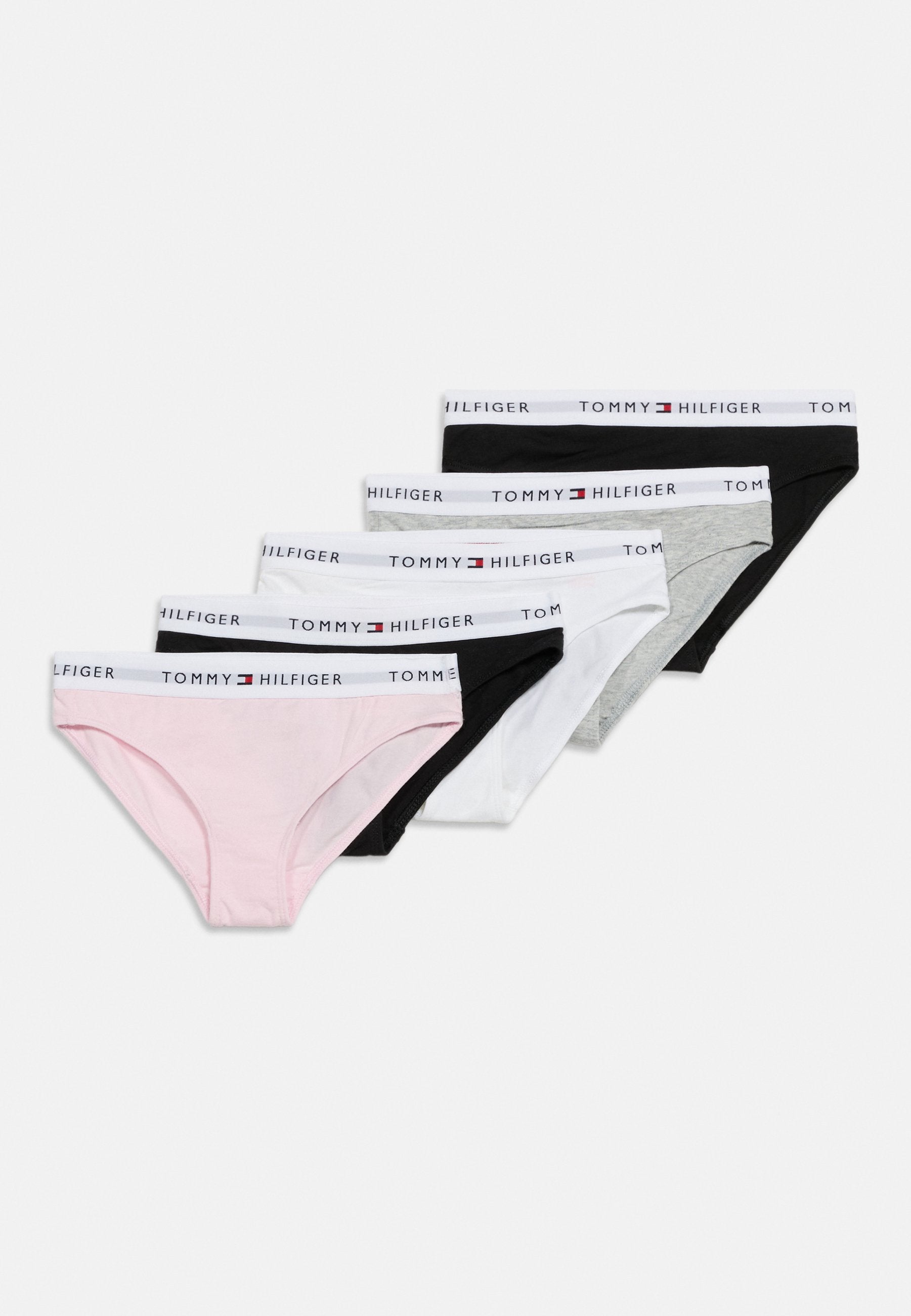 5-PACK SIGNATURE REPEAT LOGO WAISTBAND BRIEFS - Briefs - black/pink/white