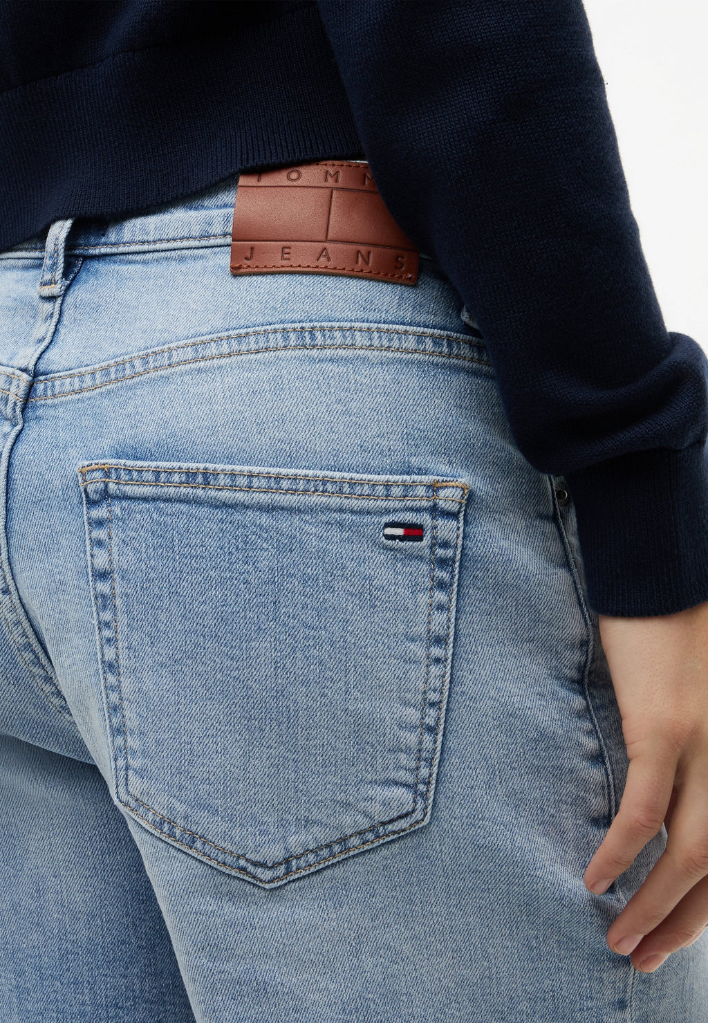 MOM - Denim shorts - denim light