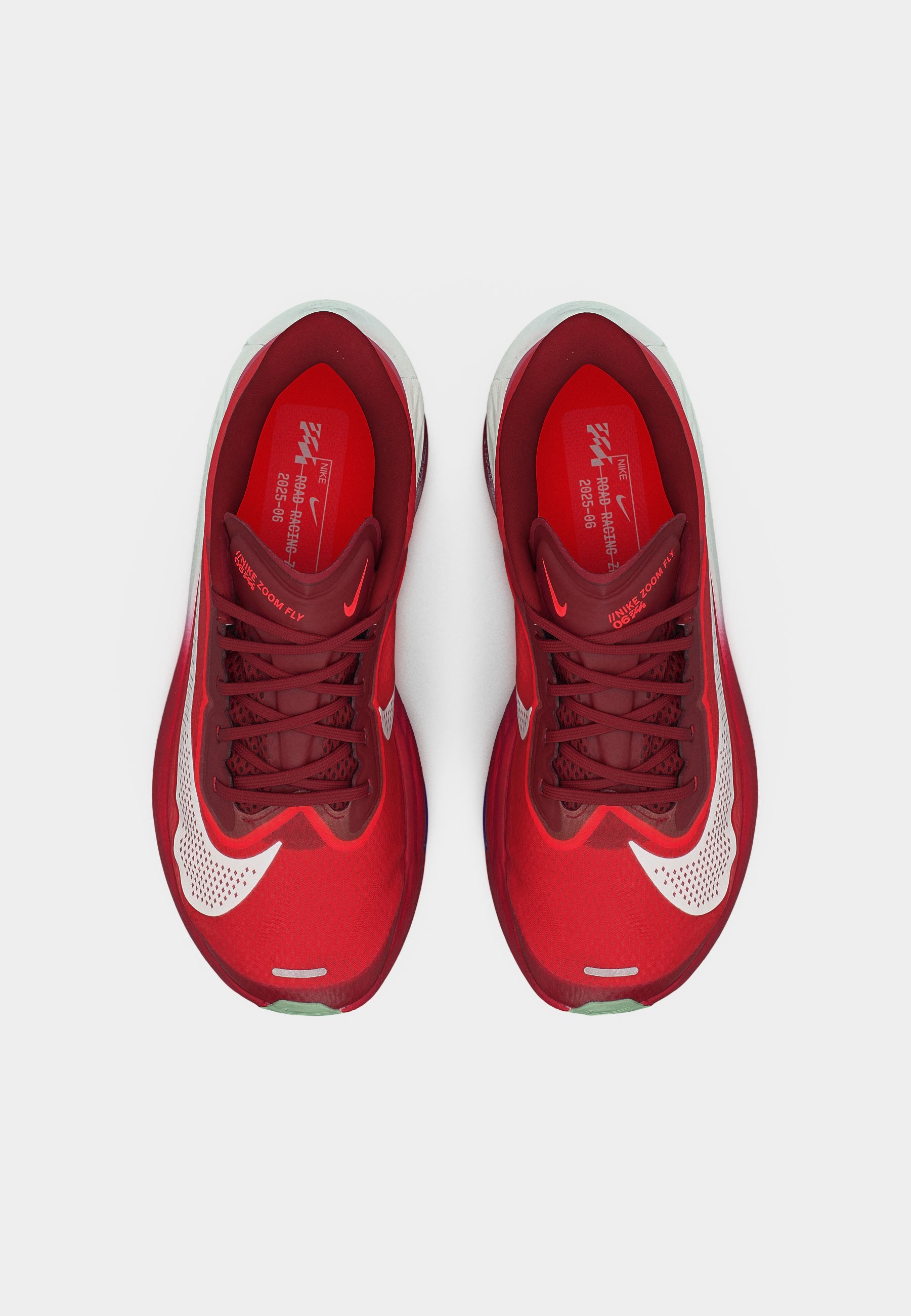 ZOOM FLY 6 SE - Chaussures de running sur route - team red/barely green/bright crimson/peony/steam/atomic pink