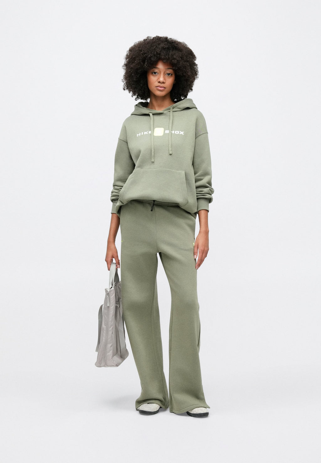 SHOX PHOENIX PANT - Tracksuit bottoms - silver sage