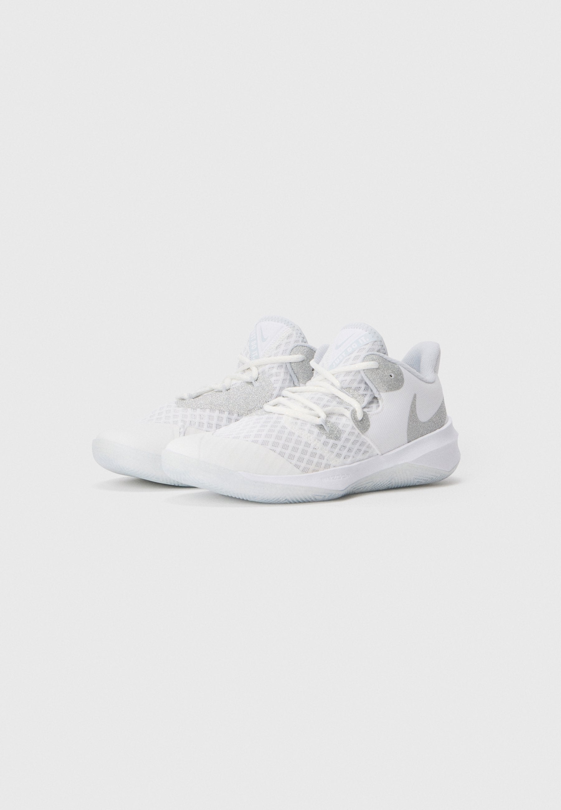ZOOM HYPERSPEED COURT SE UNISEX - Volleyball shoes - summit white/black/pure platinum-coloured