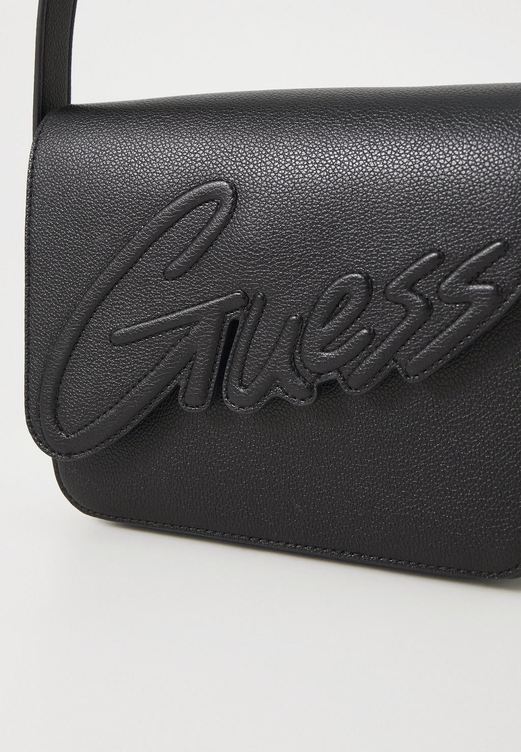 CROSSBODY FLAP BAG UNISEX - Cross body bag - jet black