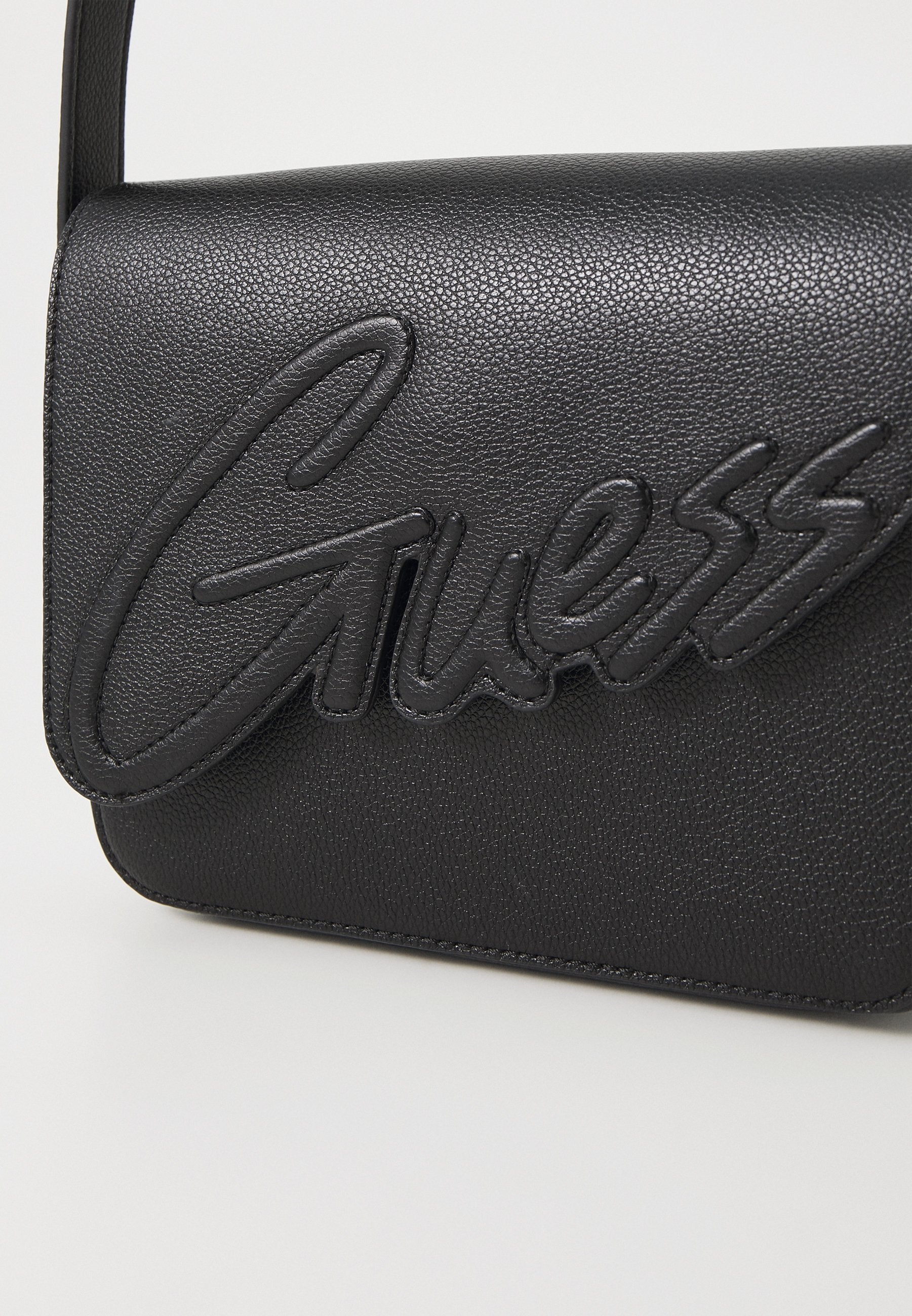 CROSSBODY FLAP BAG UNISEX - Cross body bag - jet black