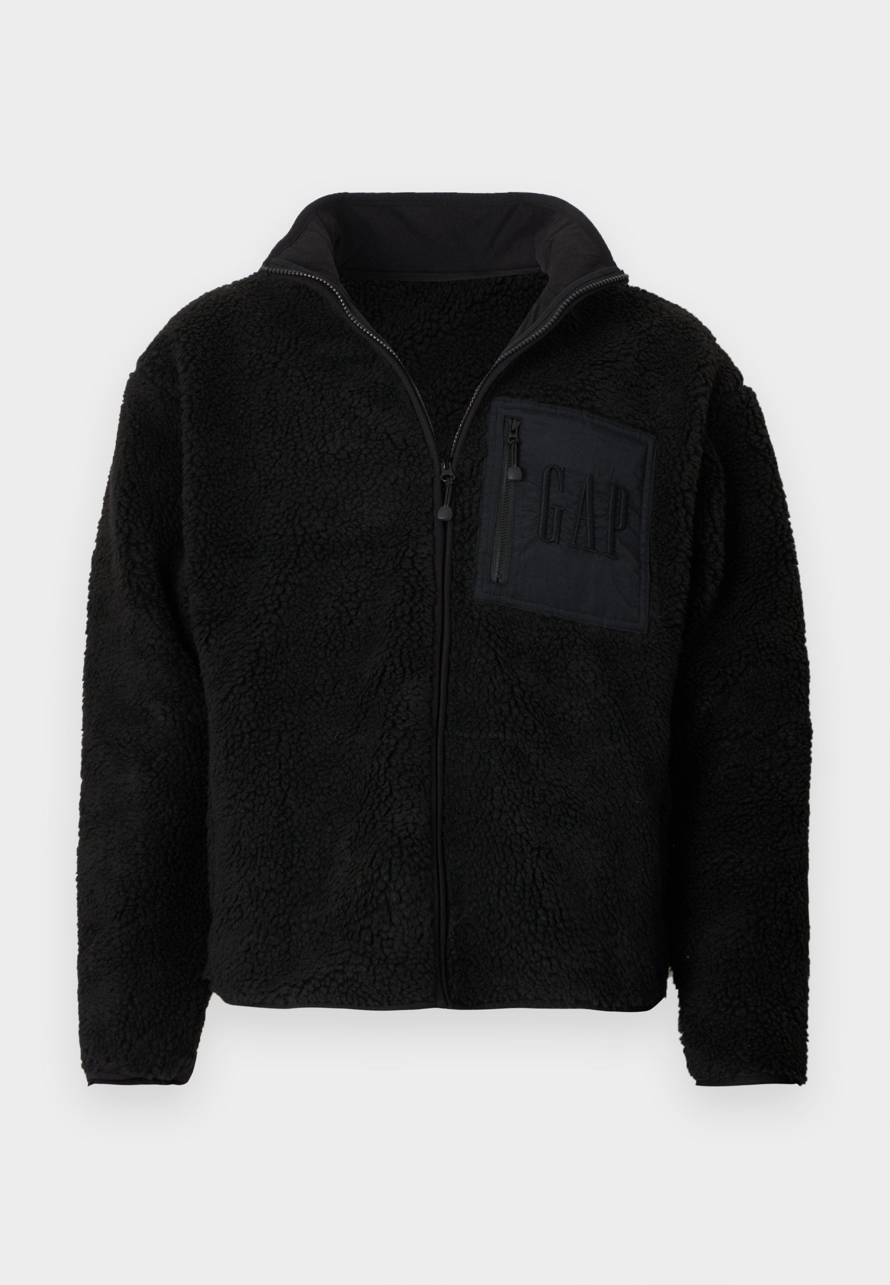 LOGO POLAR - Fleece jacket - true black