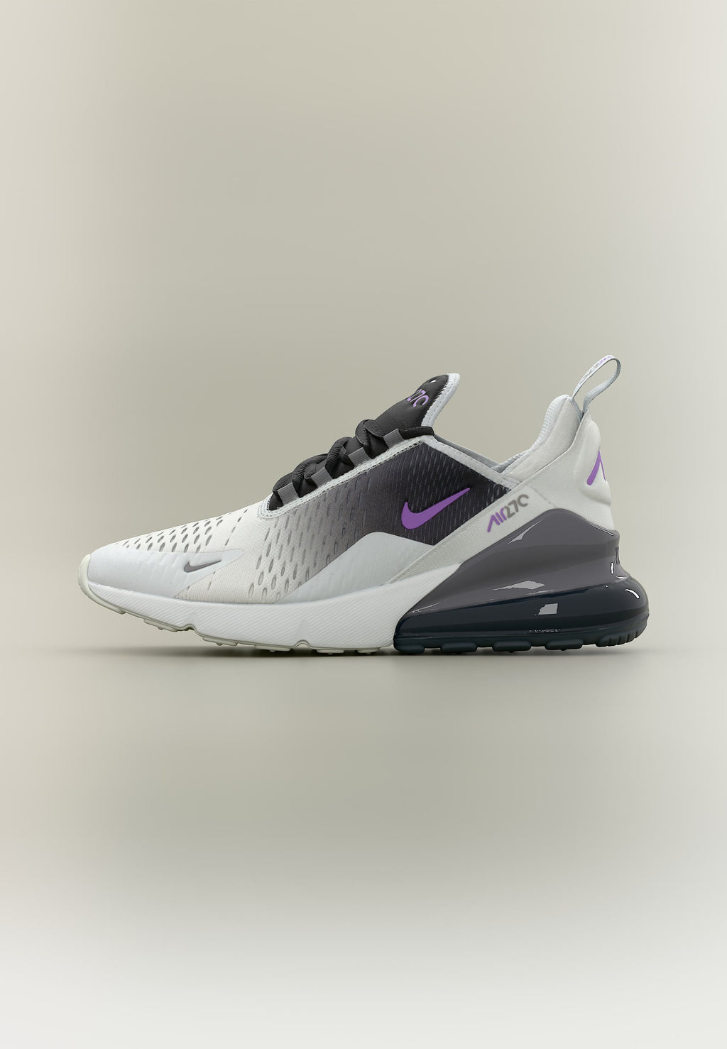 AIR MAX 270 UNISEX - Trainers - photon dust/bright violet/black/pencil point