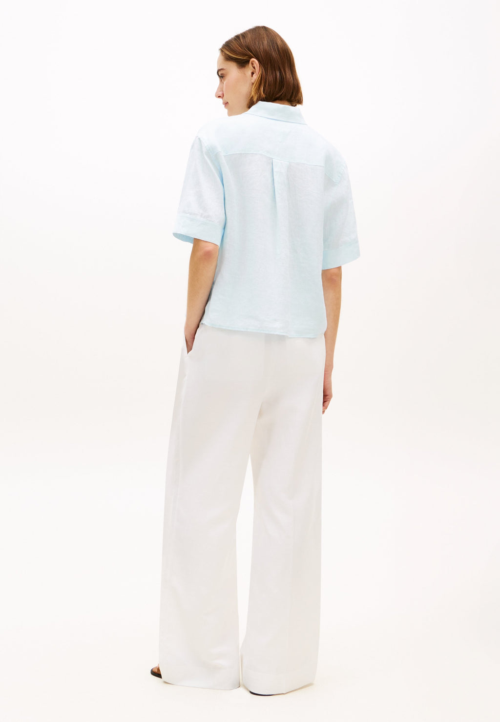 Button-down blouse - keepsake blue