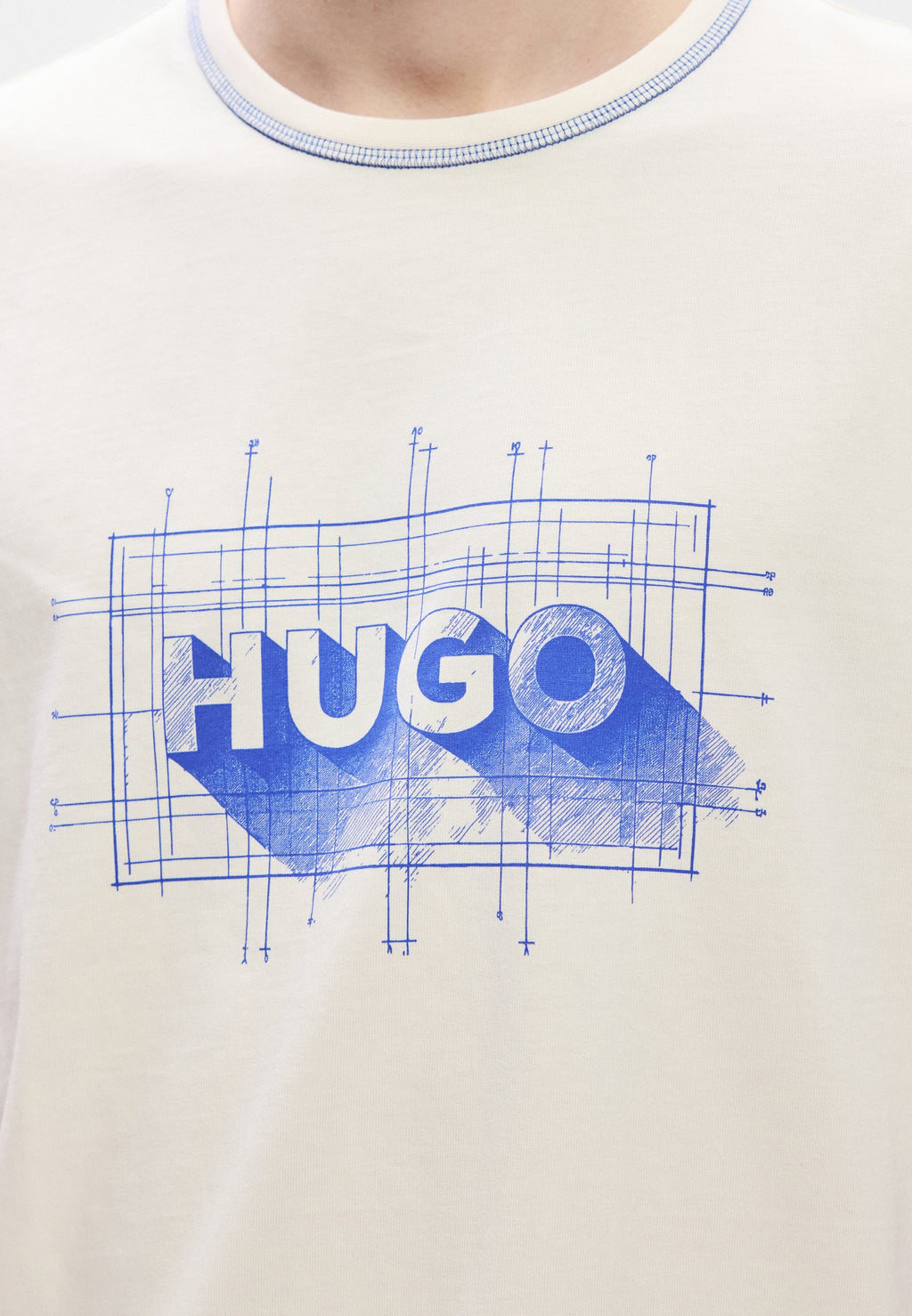 NOTHAL - Print T-shirt - open white