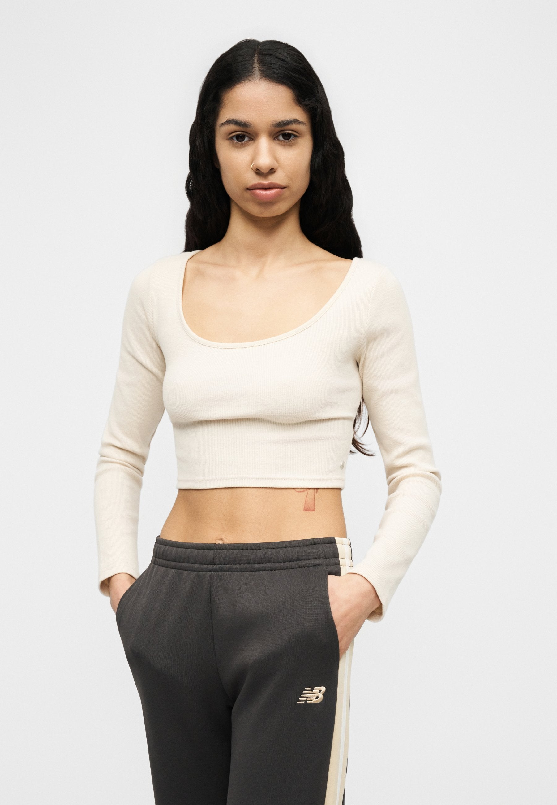 INTERLOCK PANT - Tracksuit bottoms - antrachite