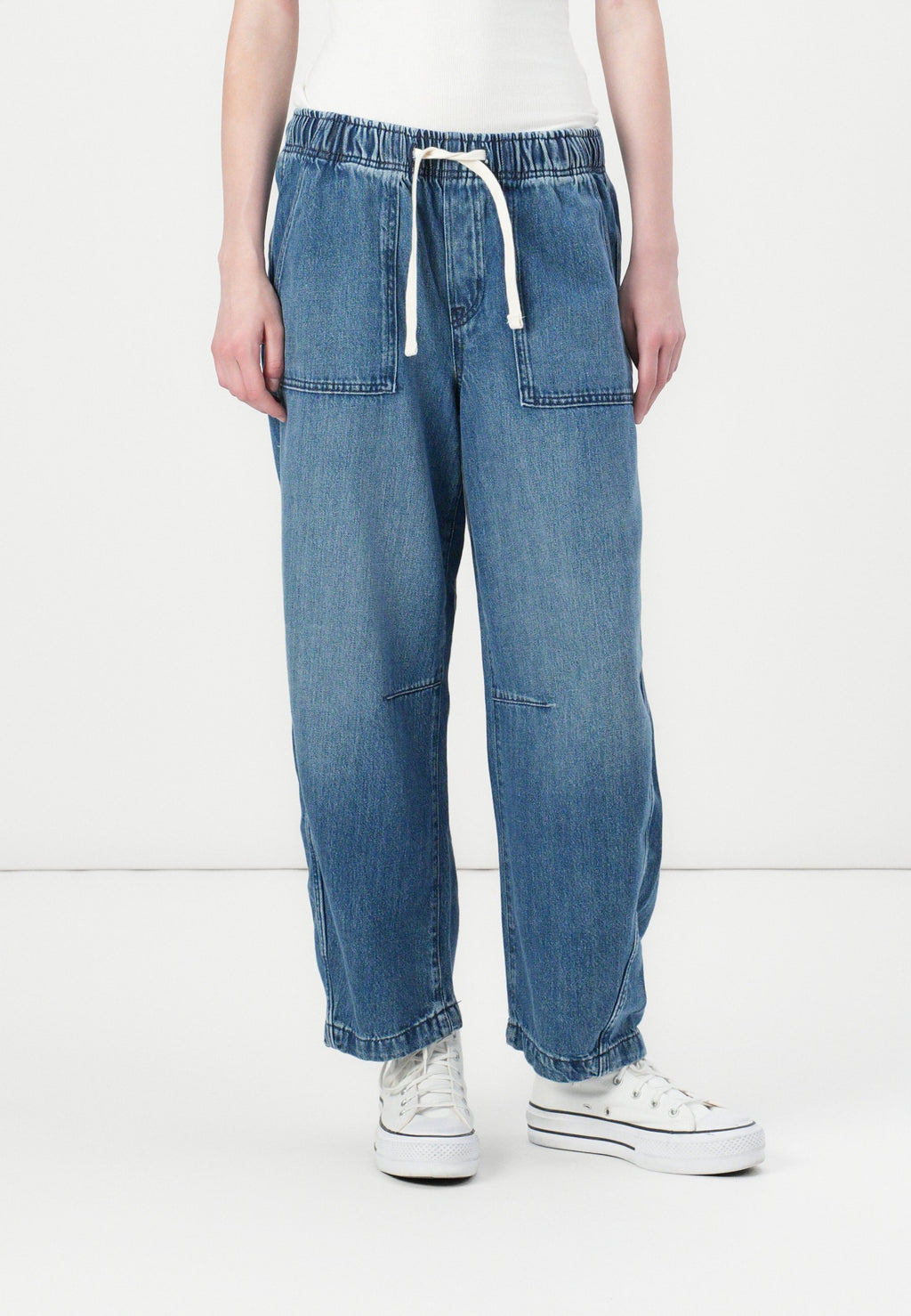 BARREL MERAPI - Relaxed fit jeans - medium wash