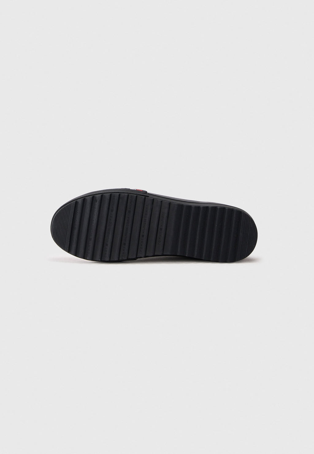 LEATHER SERRATED MID-TOP TRAINERS - Trainers - black