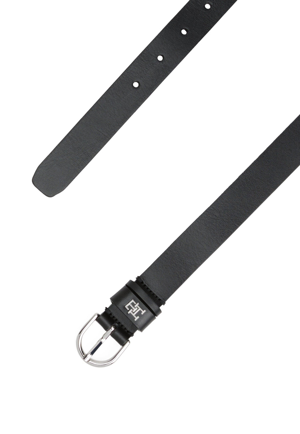 ESSENTIAL TH MONOGRAM LEATHER BELT - Belt - black