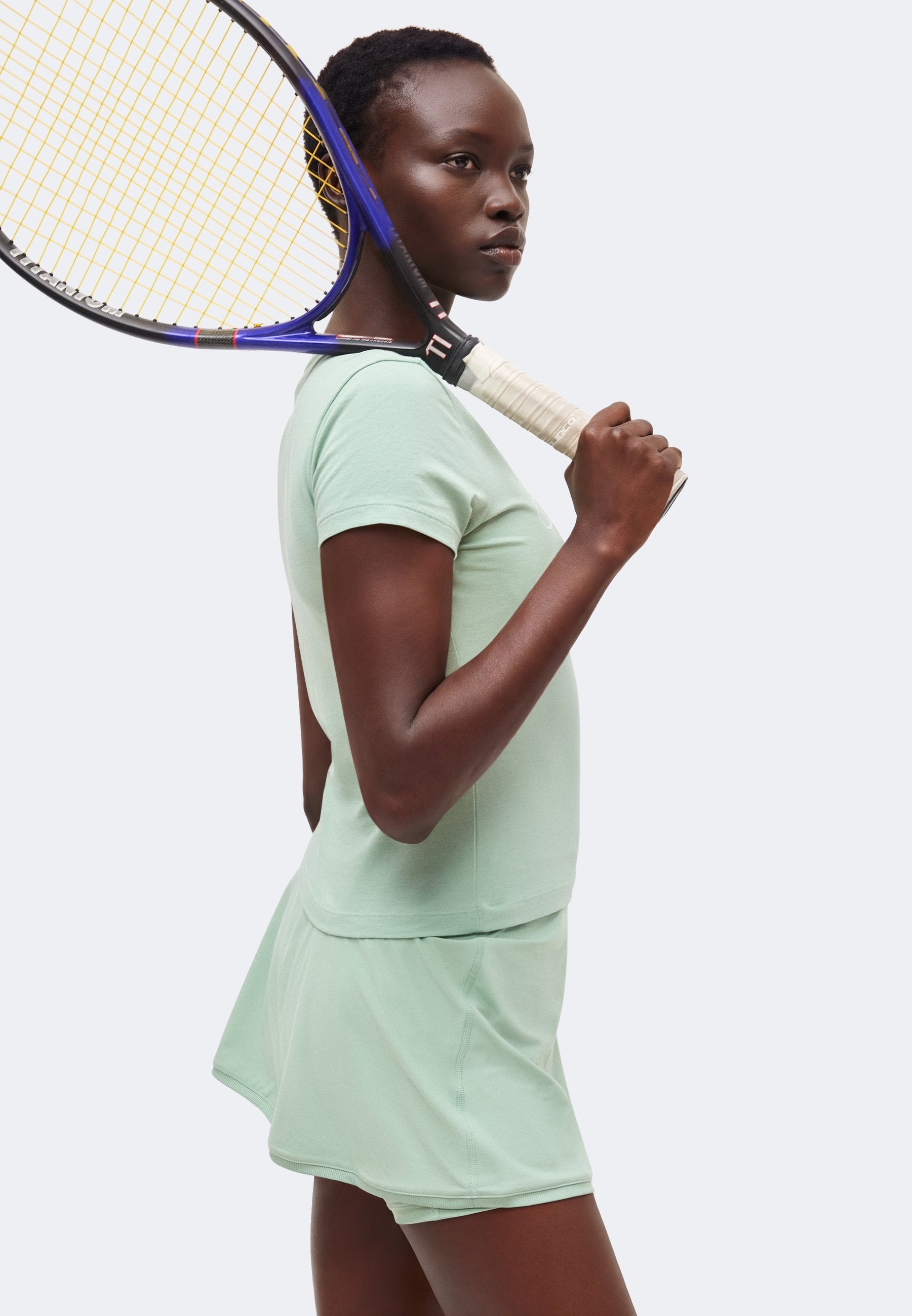 Sports skirt - steam/white