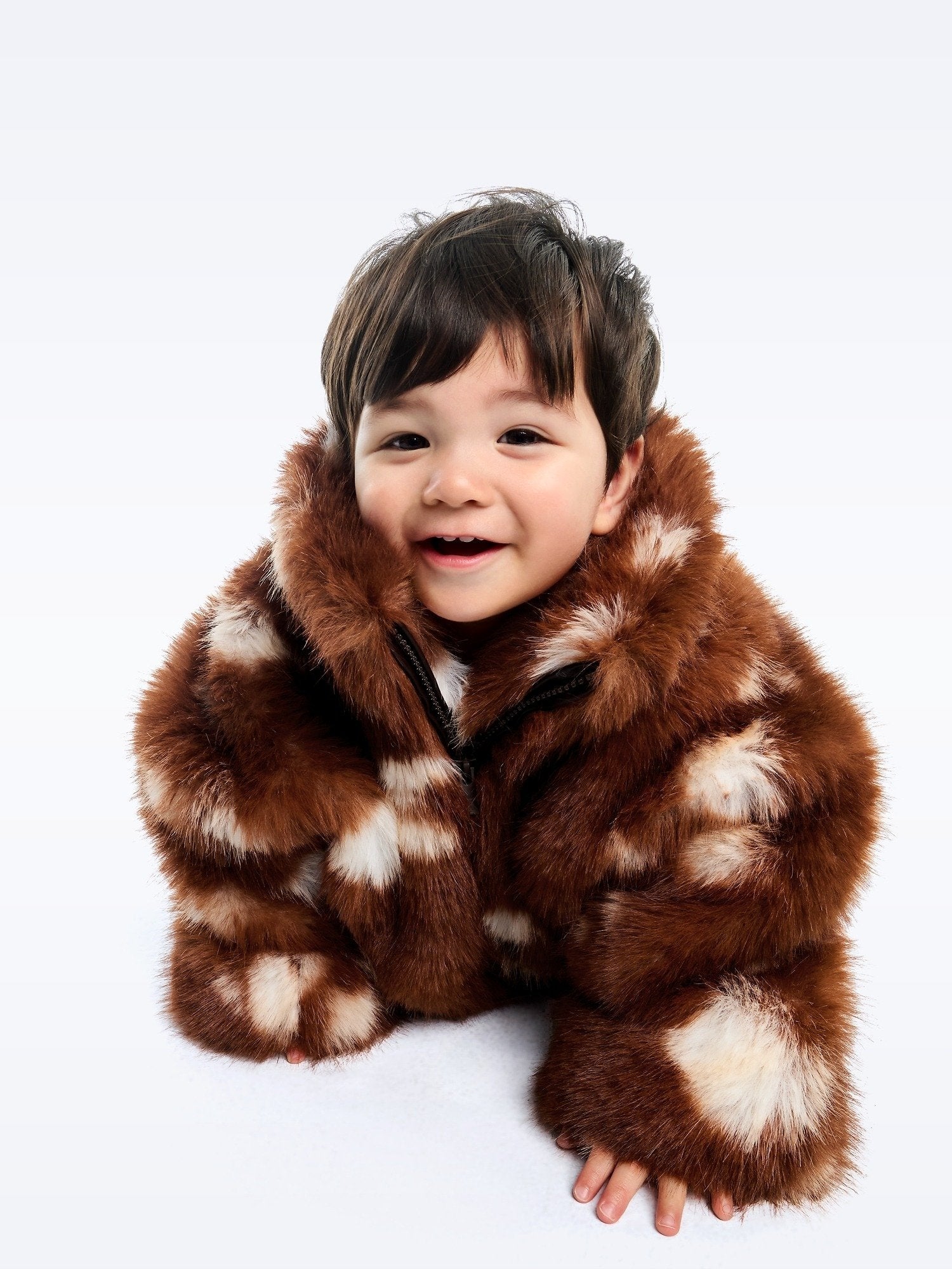 GAP X SANDY LIANG BAMBI HALF ZIP - Winter jacket - brown/white