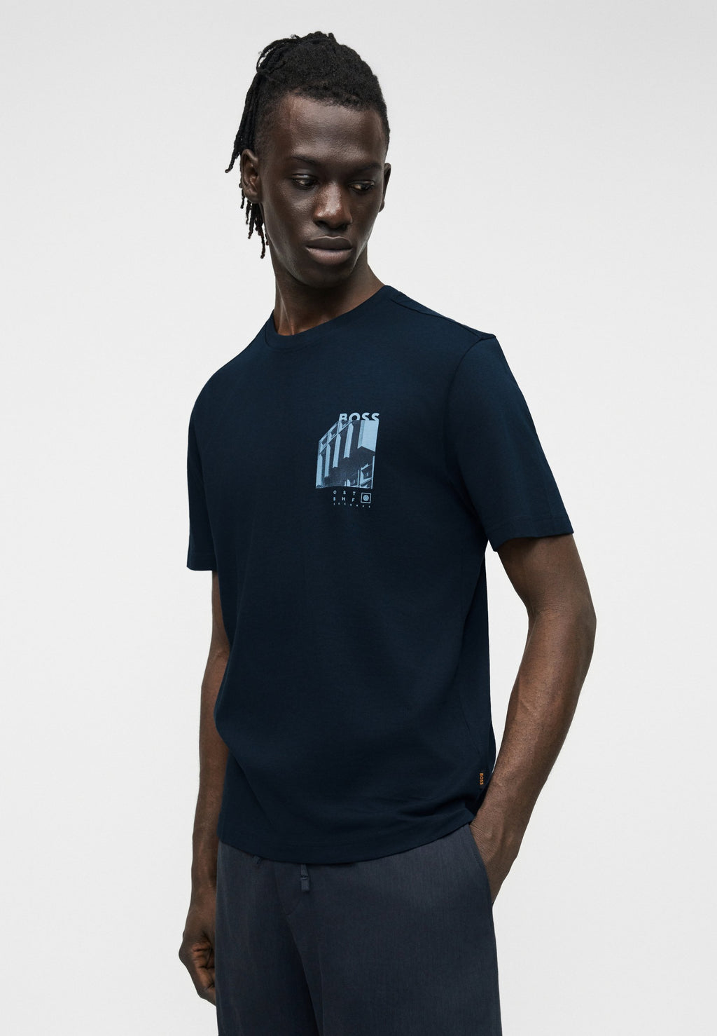TE_BOARD - Print T-shirt - dark blue