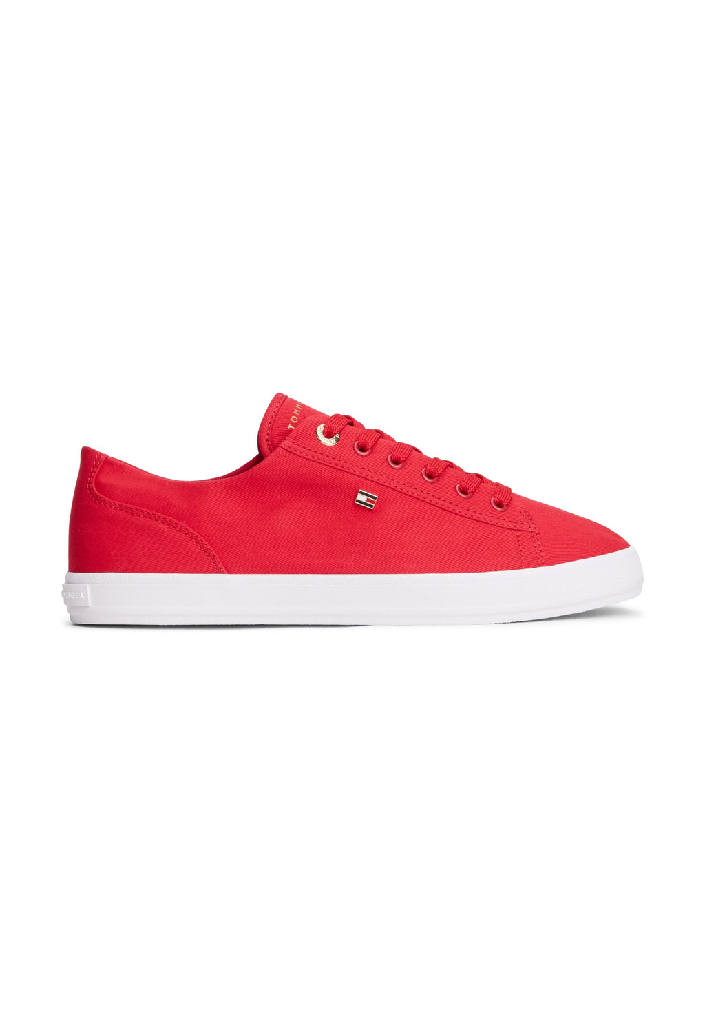 ENAMEL FLAG CANVAS TRAINERS - Trainers - primary red