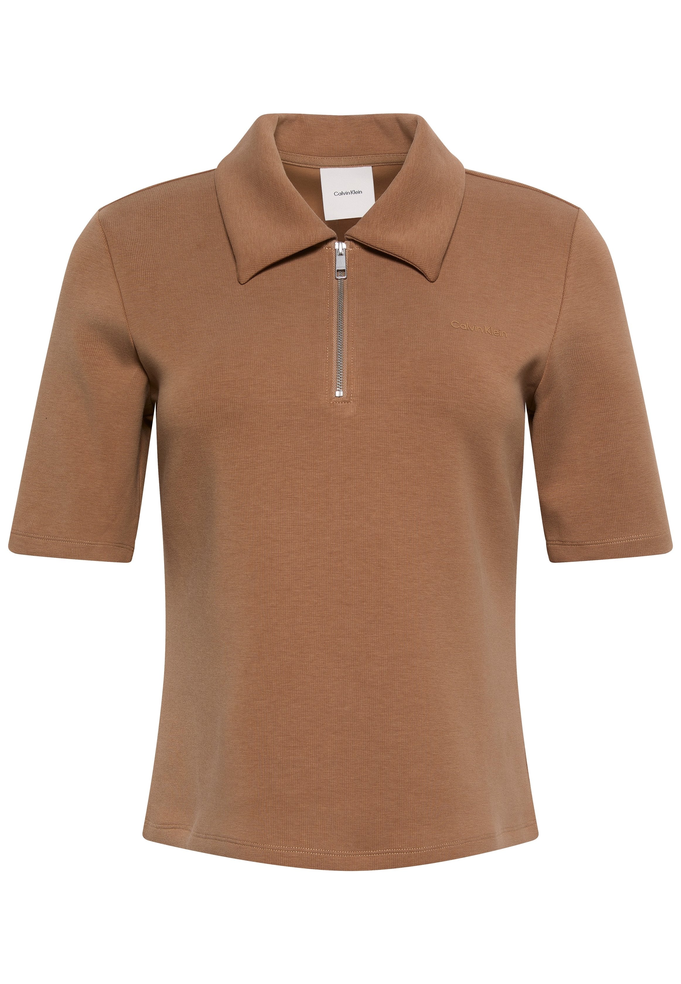 SPACER HALFZIP - Polo shirt - executive brown