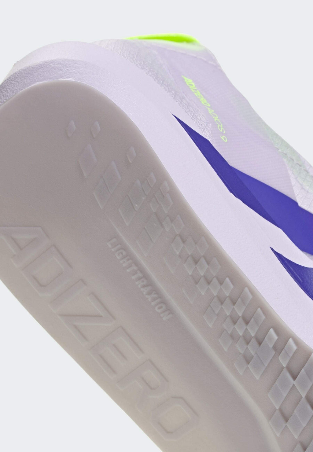 ADIZERO ADIOS 9 - Road running shoes - purple tint   solar purple   signal green