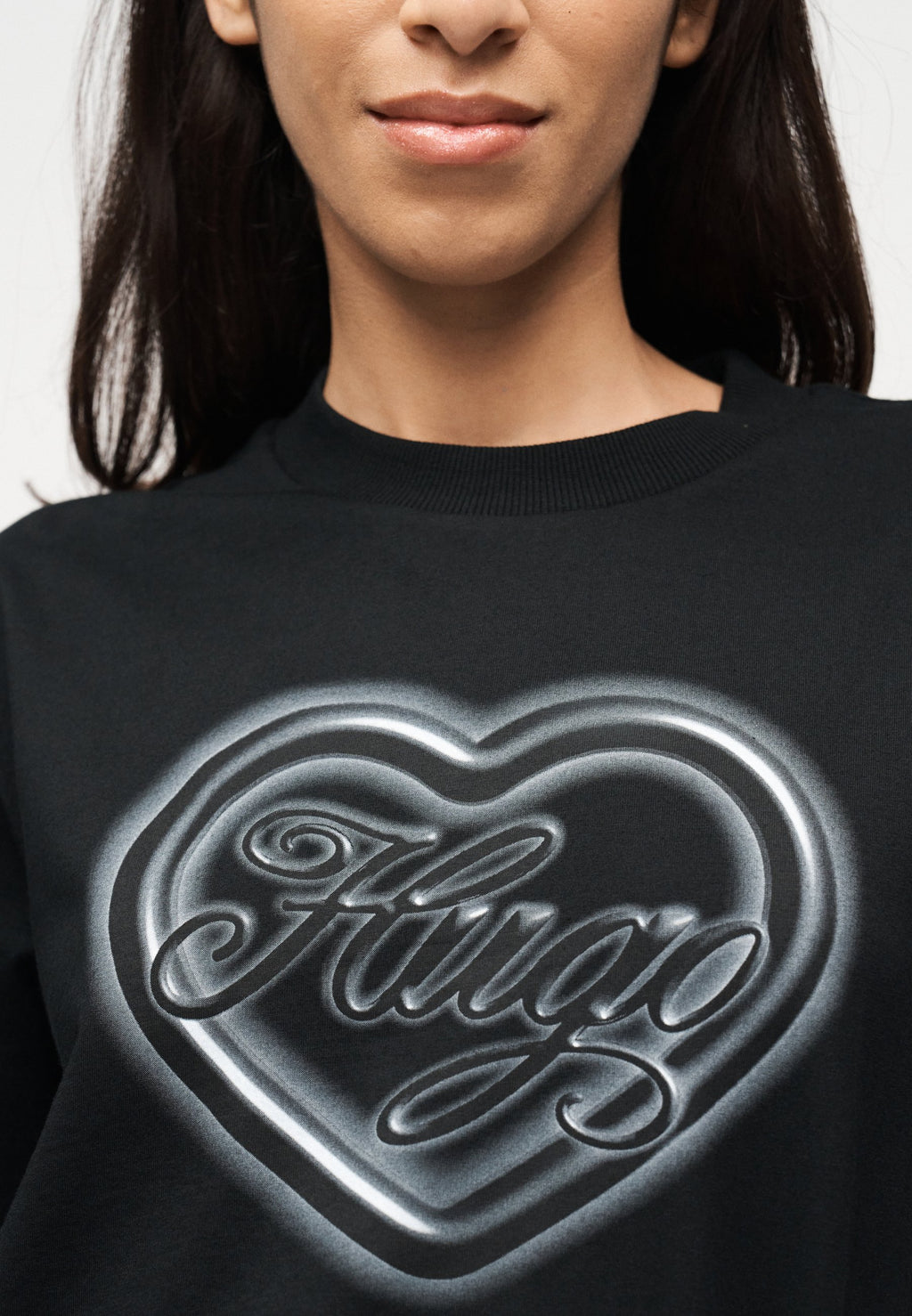 VINTAGE TEE - Print T-shirt - black