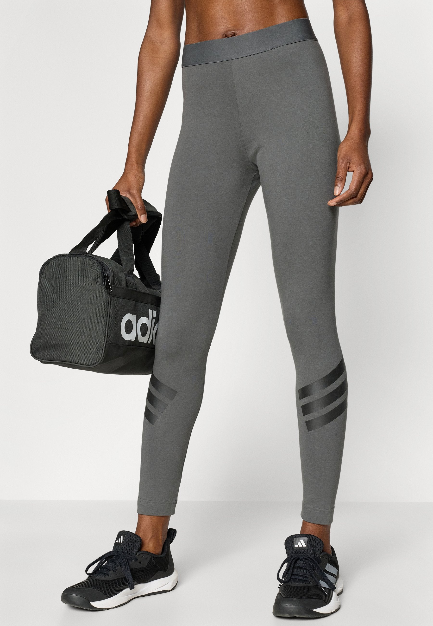 FUTURE ICONS THREE STRIPES LEGGING - Leggings - grey six