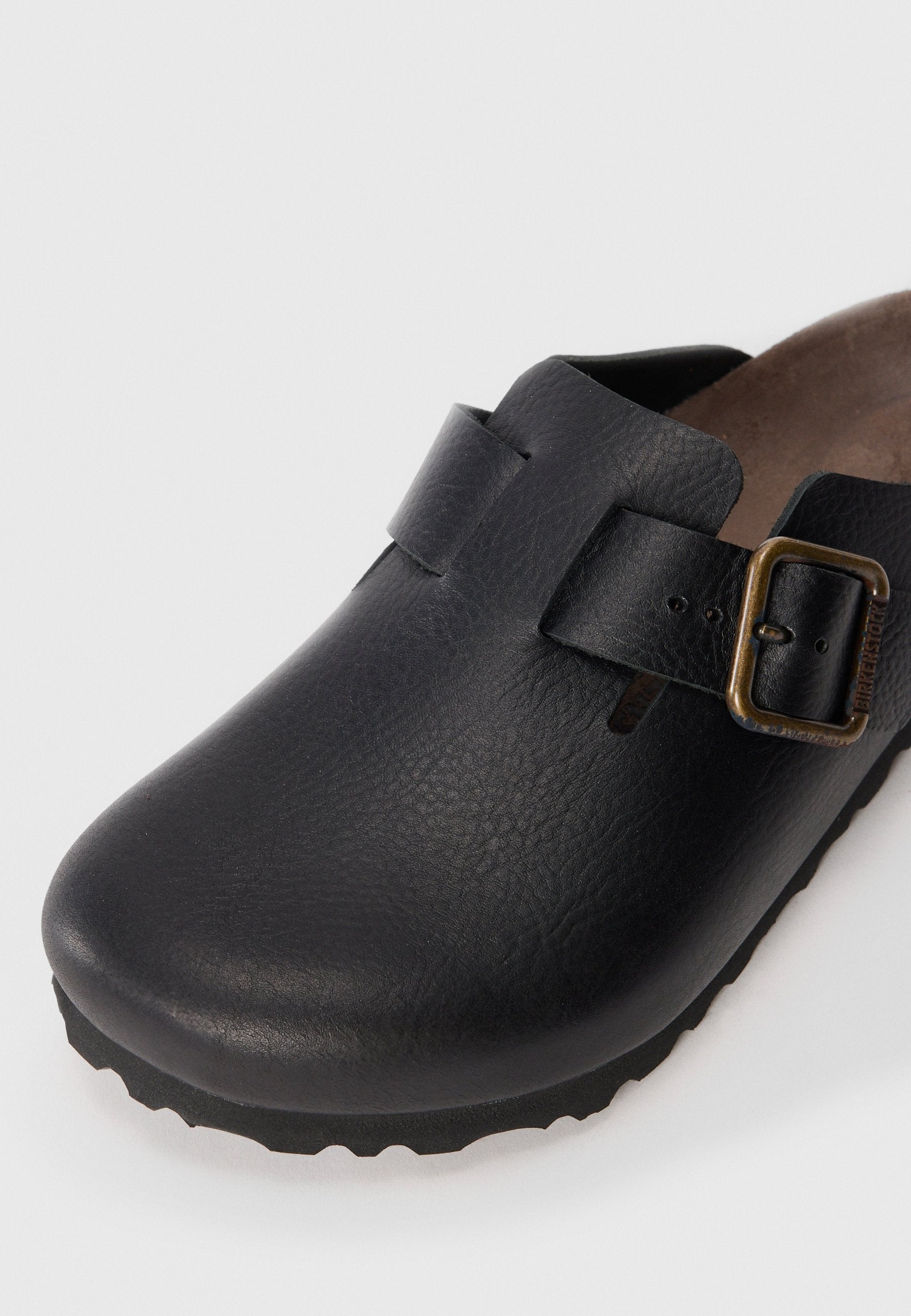 BOSTON WB LE VINTAGE WOOD BLACKN - REGULAR - Mules - vintage wood black