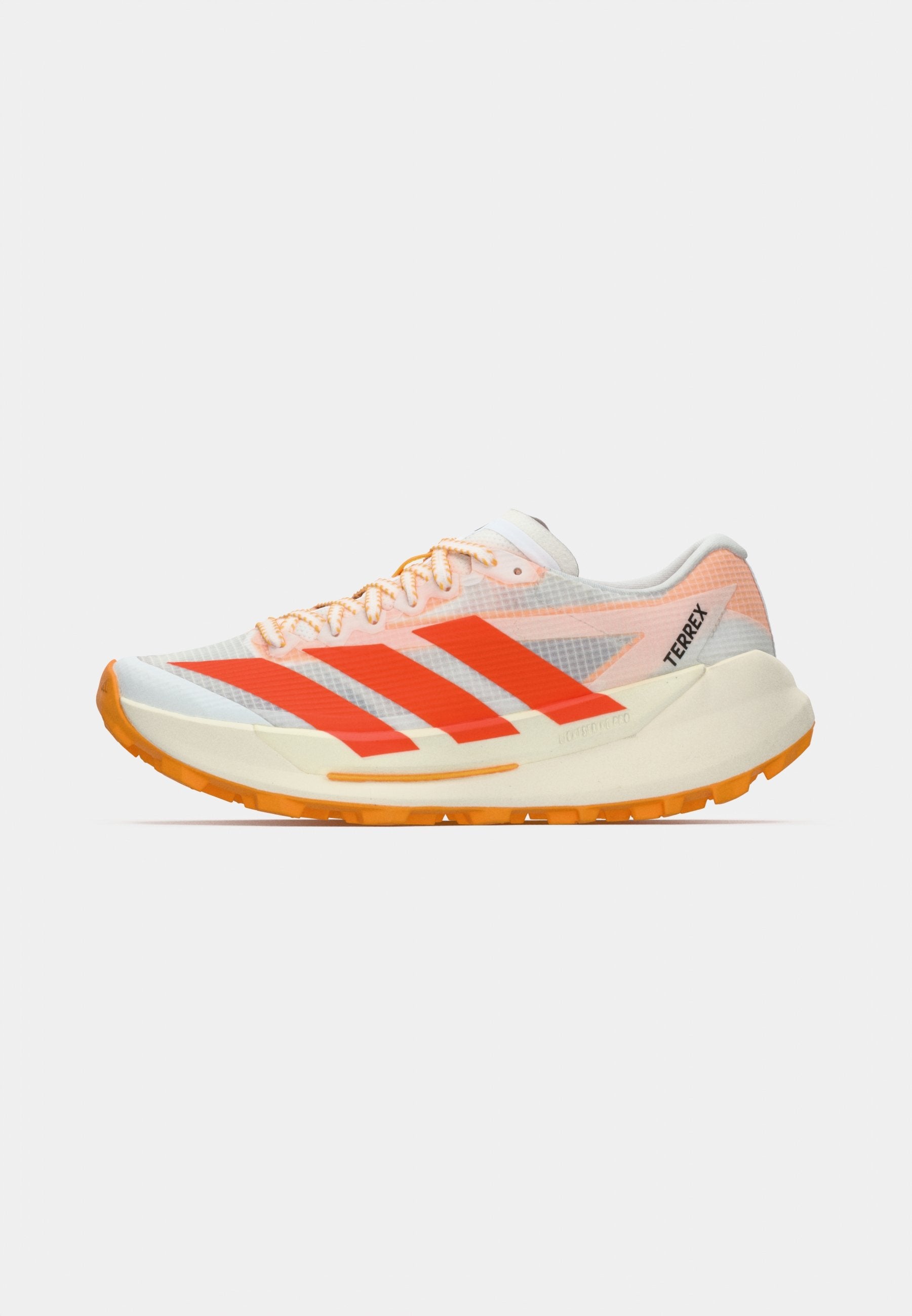 AGRAVIC TT - Chaussures de trail - footwear blanc/orange impact/argenté réfléchissant