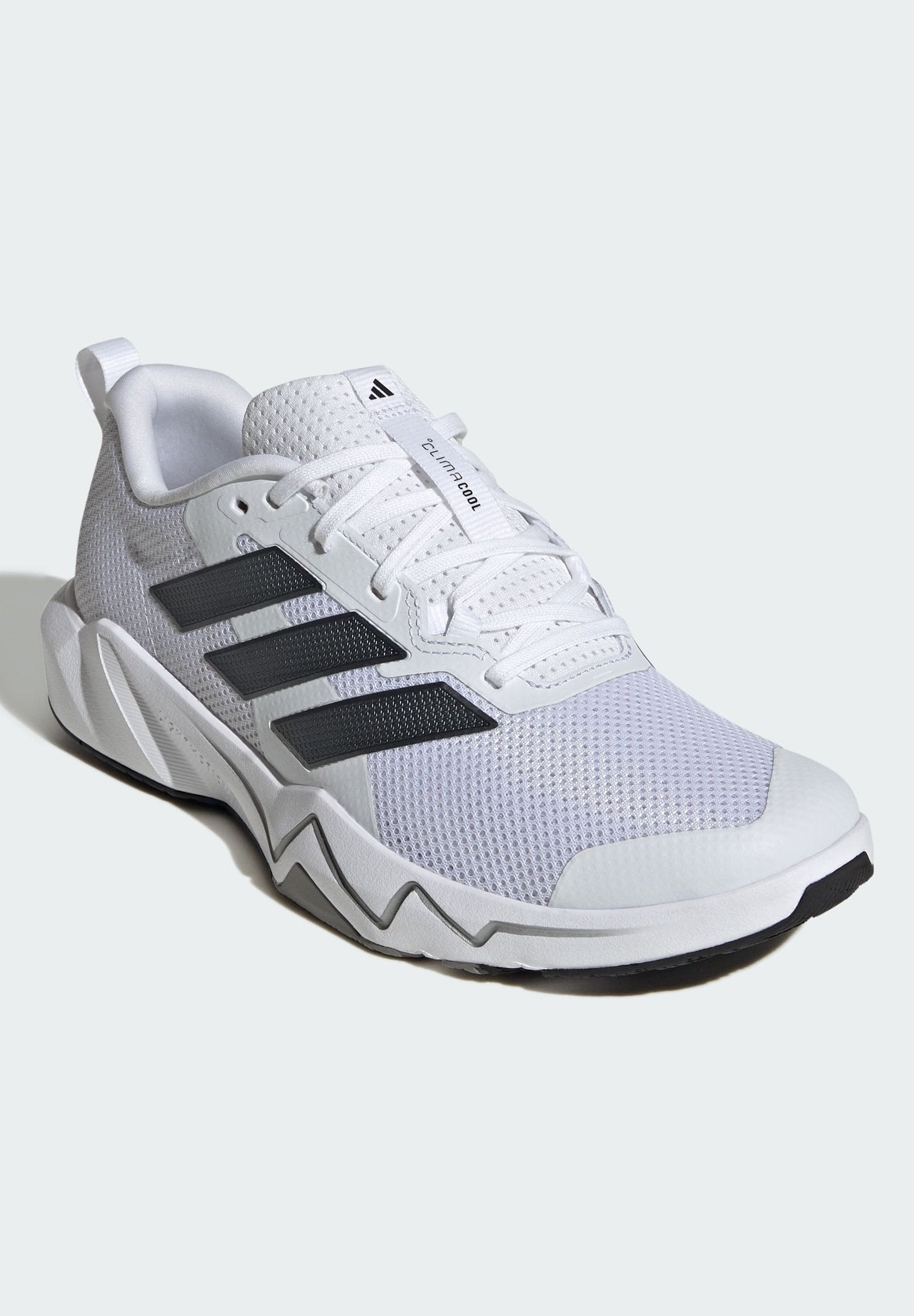 RAPIDMOVE GO - Training shoe - cloud white   core black   iron metallic