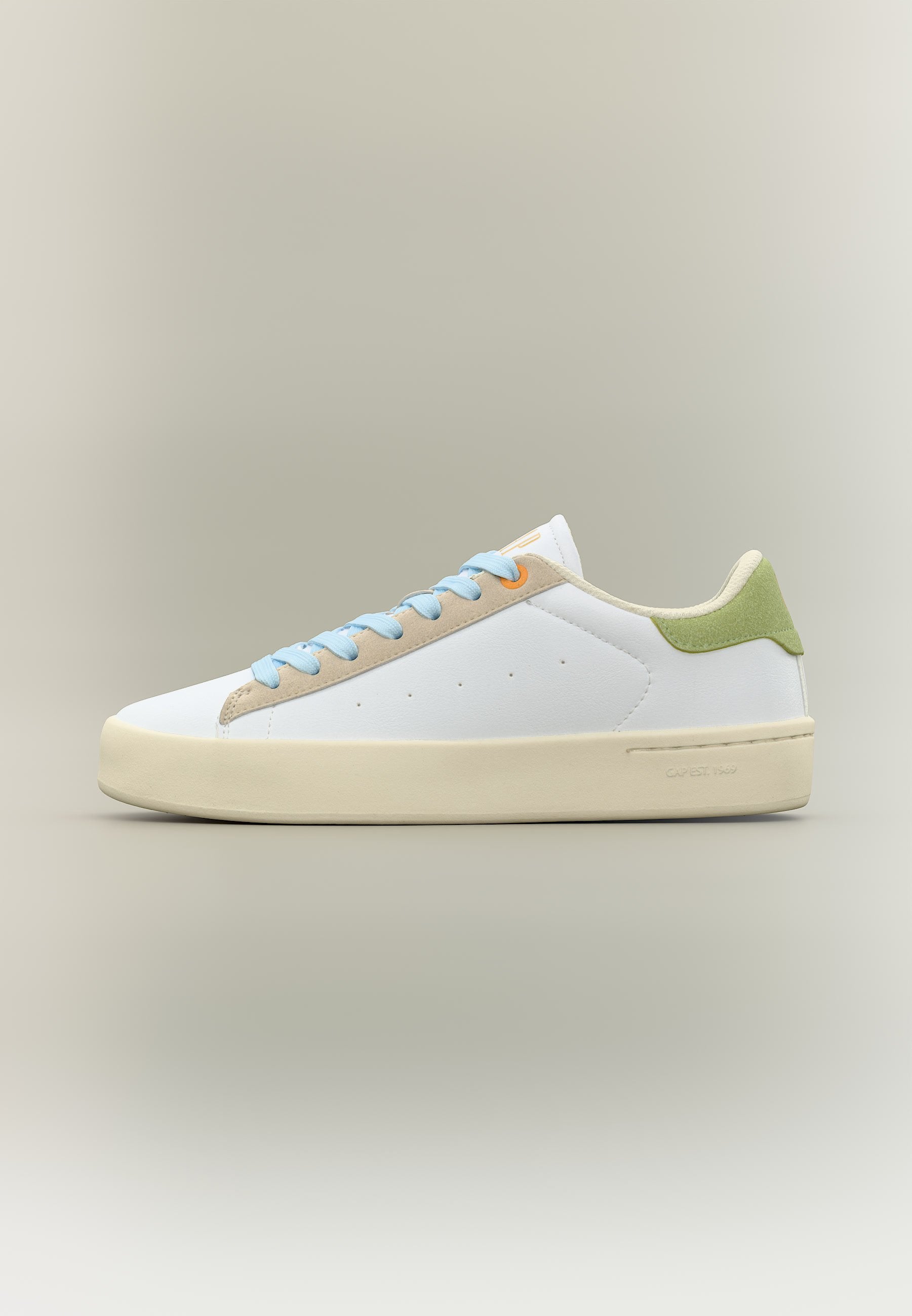 SUN - Trainers - white/pastel green