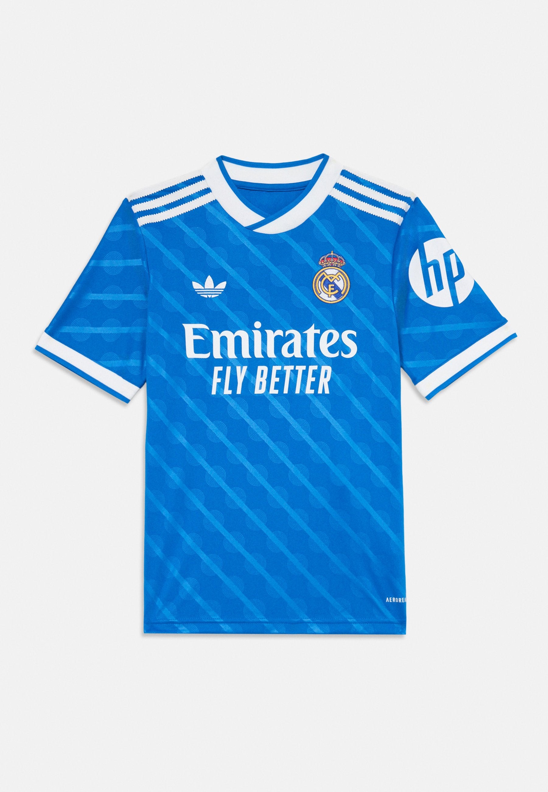 قميص كرة القدم REAL MADRID 25/26 THIRD KIDS UNISEX - أزرق طائر