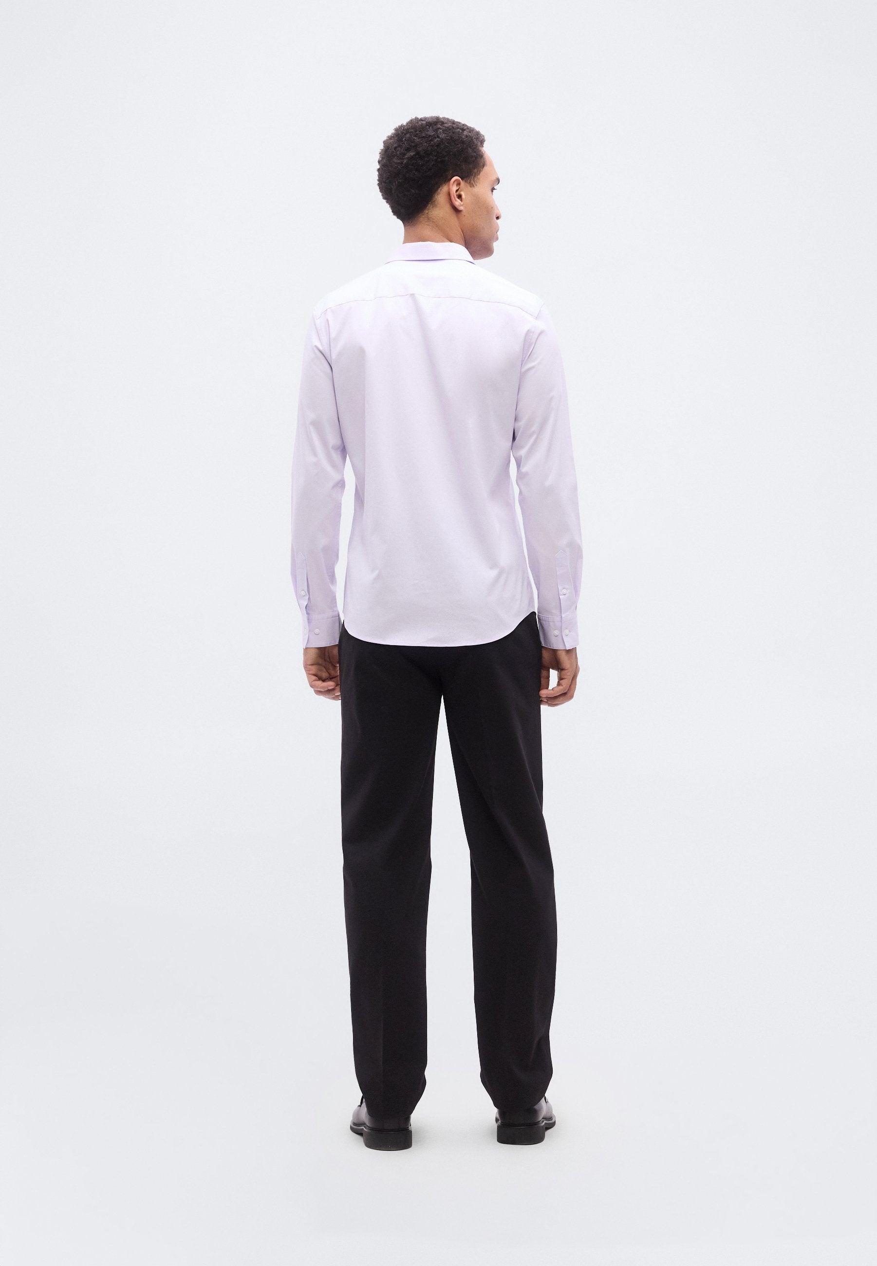 CHEMISE CINTREE STRETCH - Chemise - lilas île