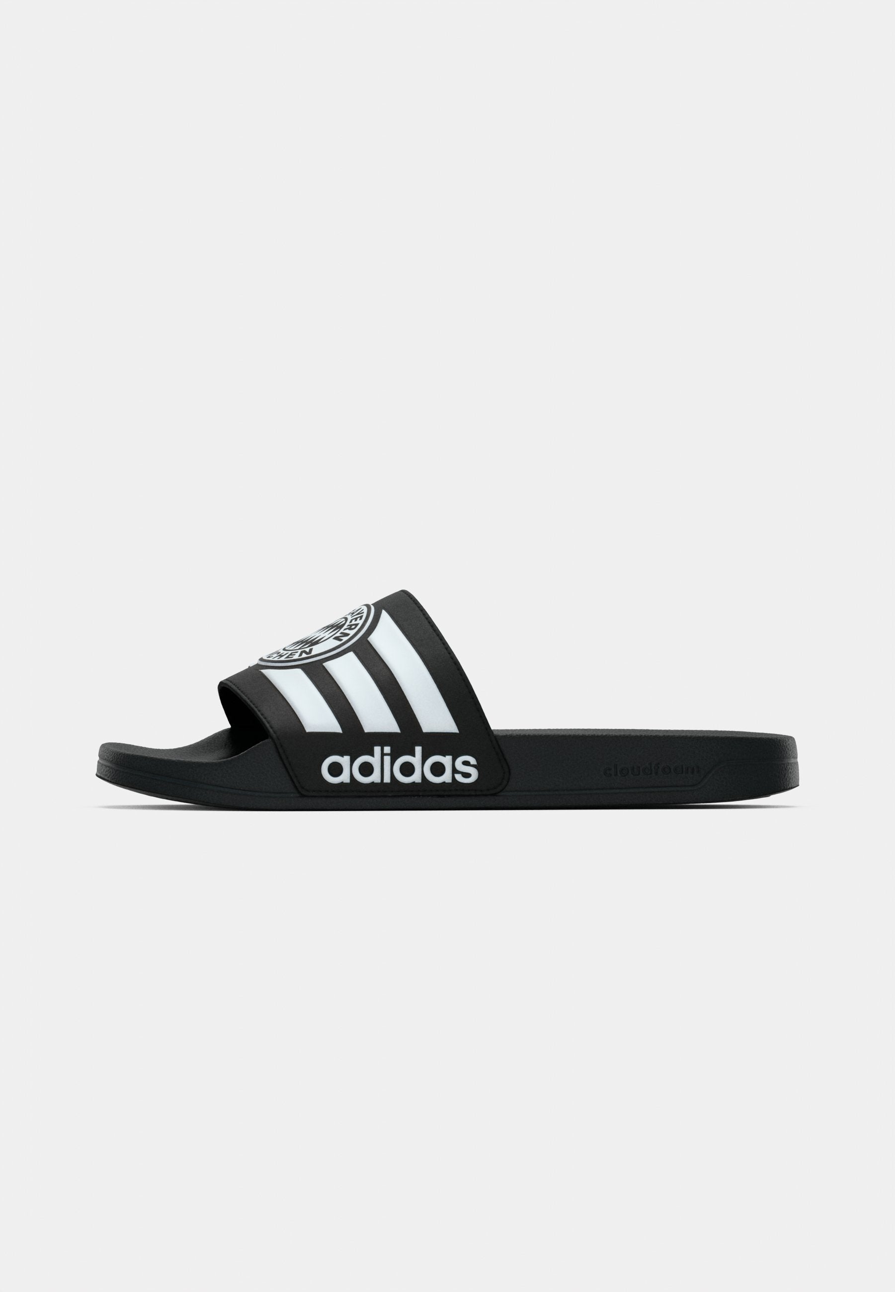 ADILETTE BAYERN MUNICH UNISEX - Claquettes de piscine - core black/footwear white