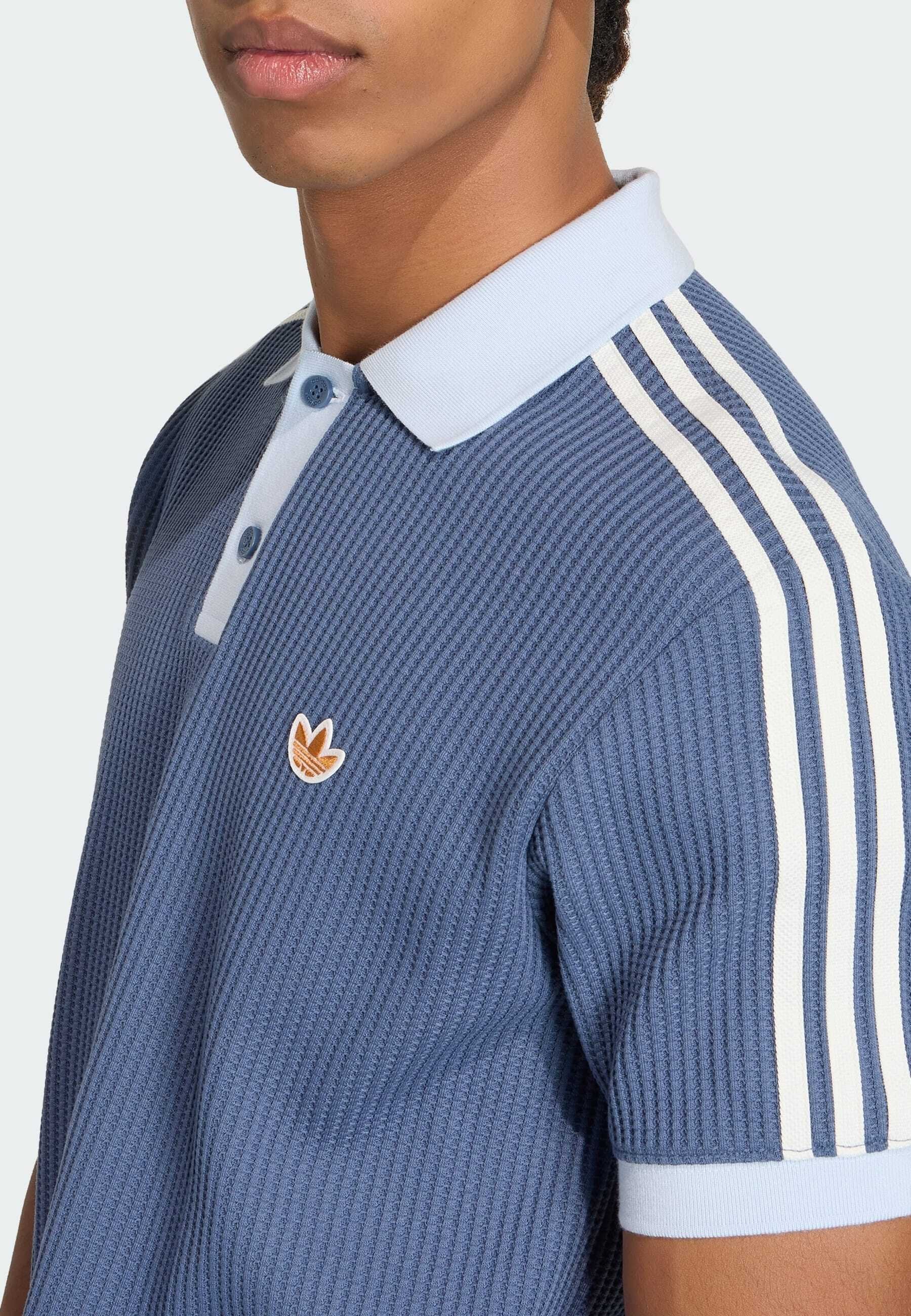 WAFFLE KNIT - Polo shirt - preloved ink