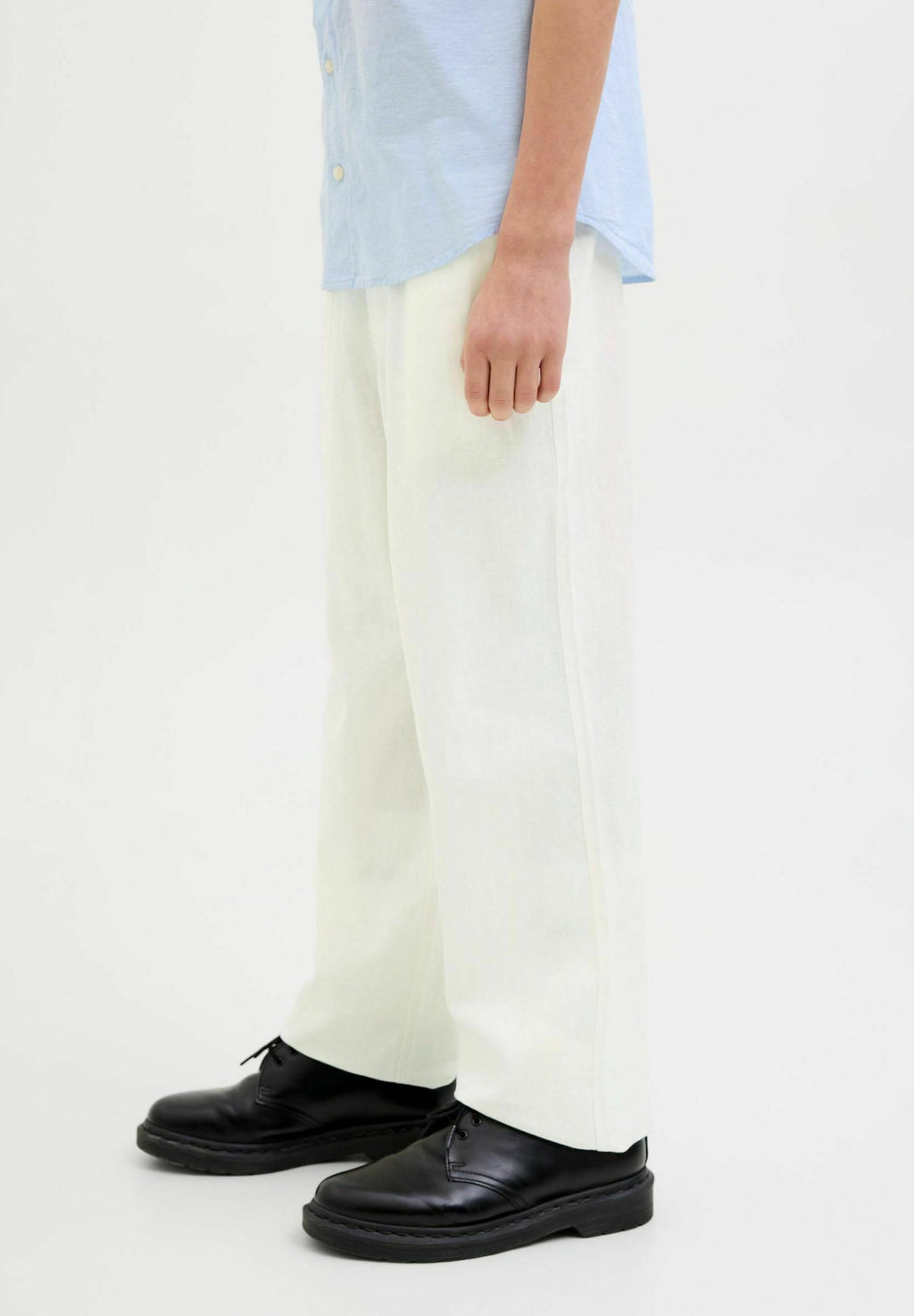 Wide-leg Wide-leg Junior - Trousers - off white