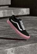 OLD SKOOL - Skate shoes - pink/black