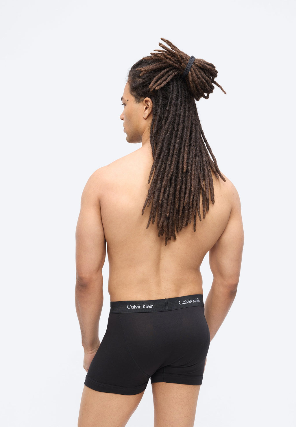 TRUNK COTTON STRETCH 3 PACK  - Trunks - black