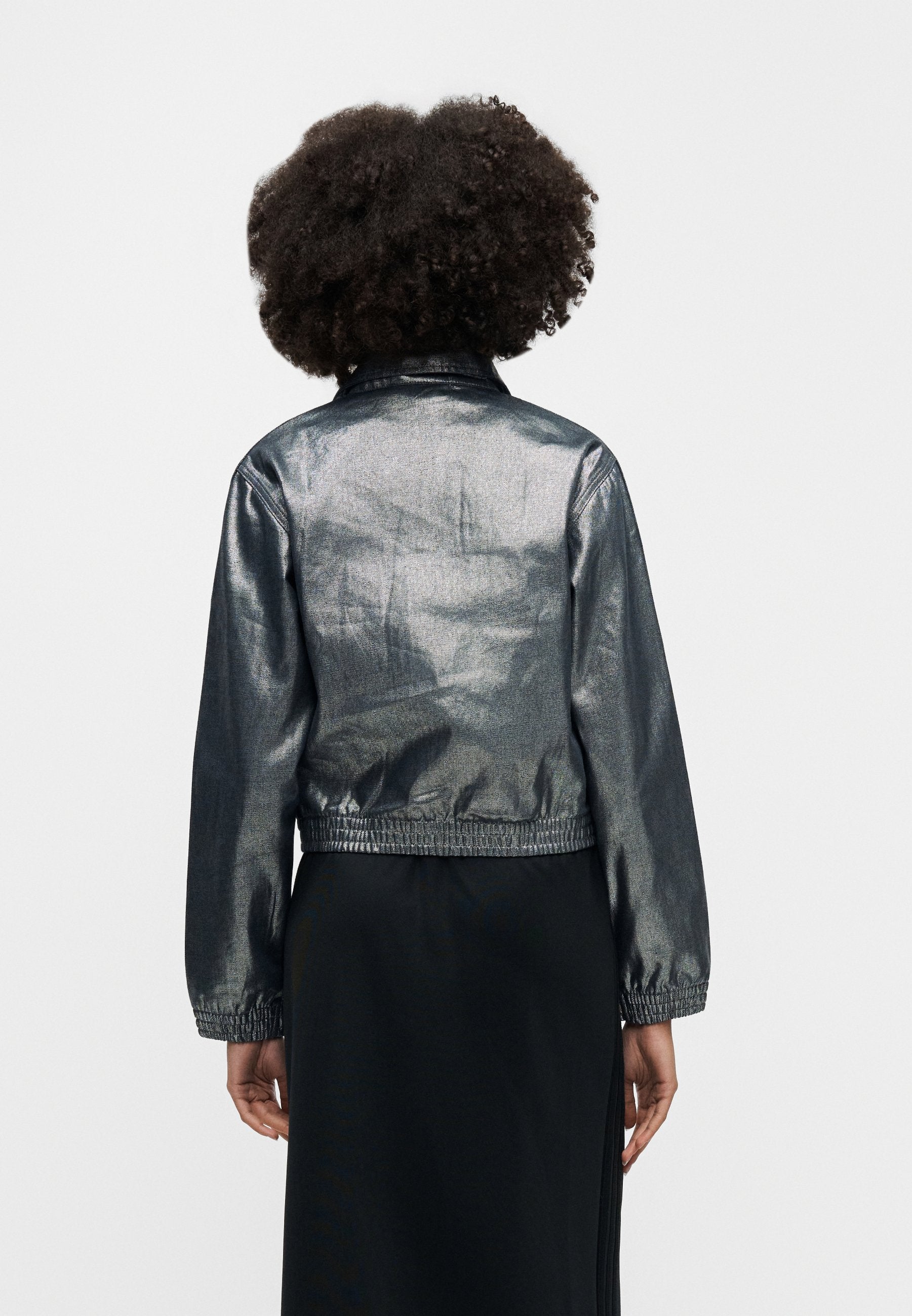 FIREBIRD - Denim jacket - silver-coloured