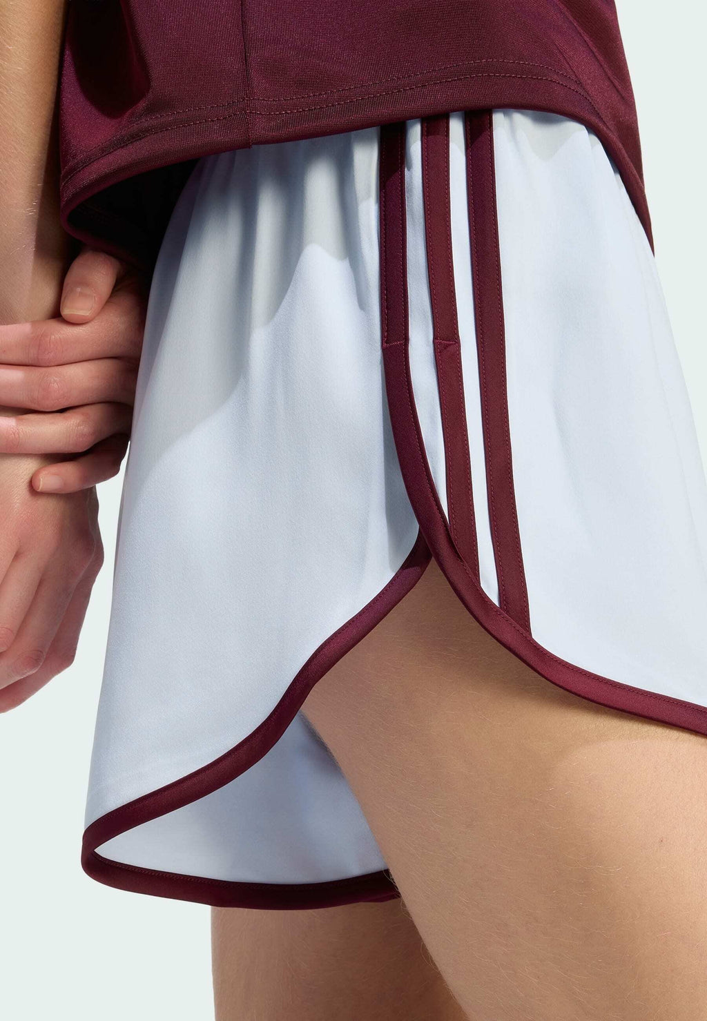 3S SPRNTR  - Tracksuit bottoms - crystal sky   maroon