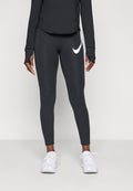 TEMPO - Running tights - black/reflective silver-coloured/white