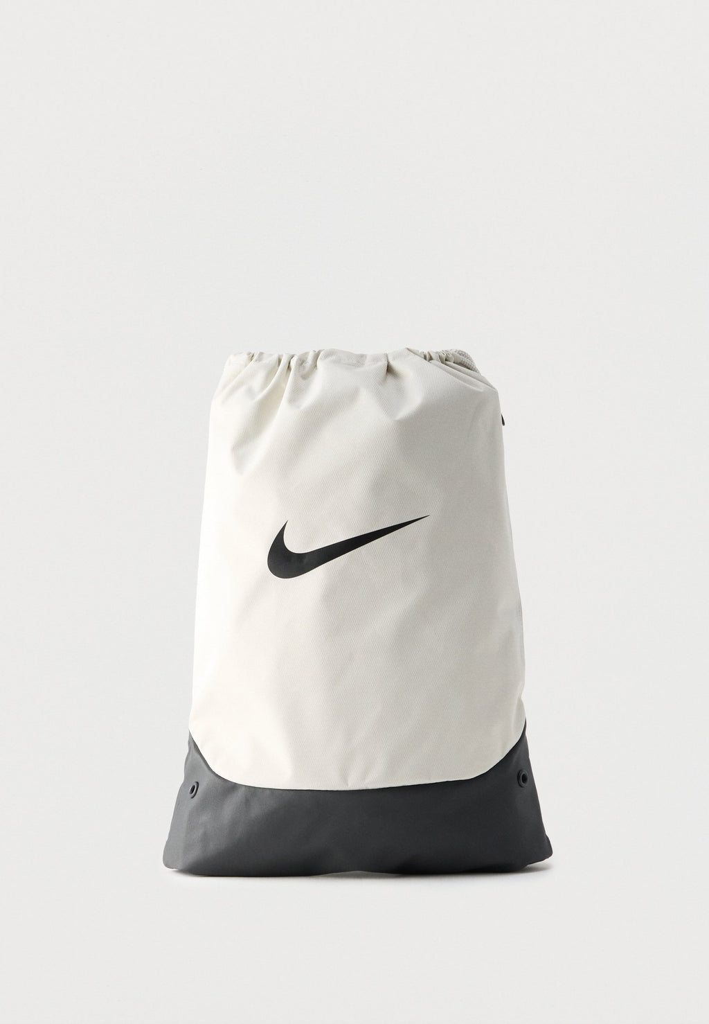 DRAWSTRING UNISEX - Drawstring sports bag - light bone/black