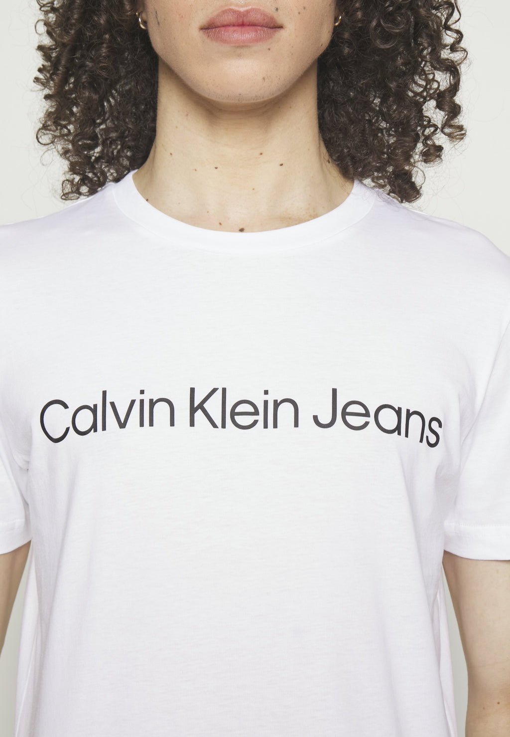 CORE INSTITUTIONAL LOGO SLIM TEE - Print T-shirt - bright white