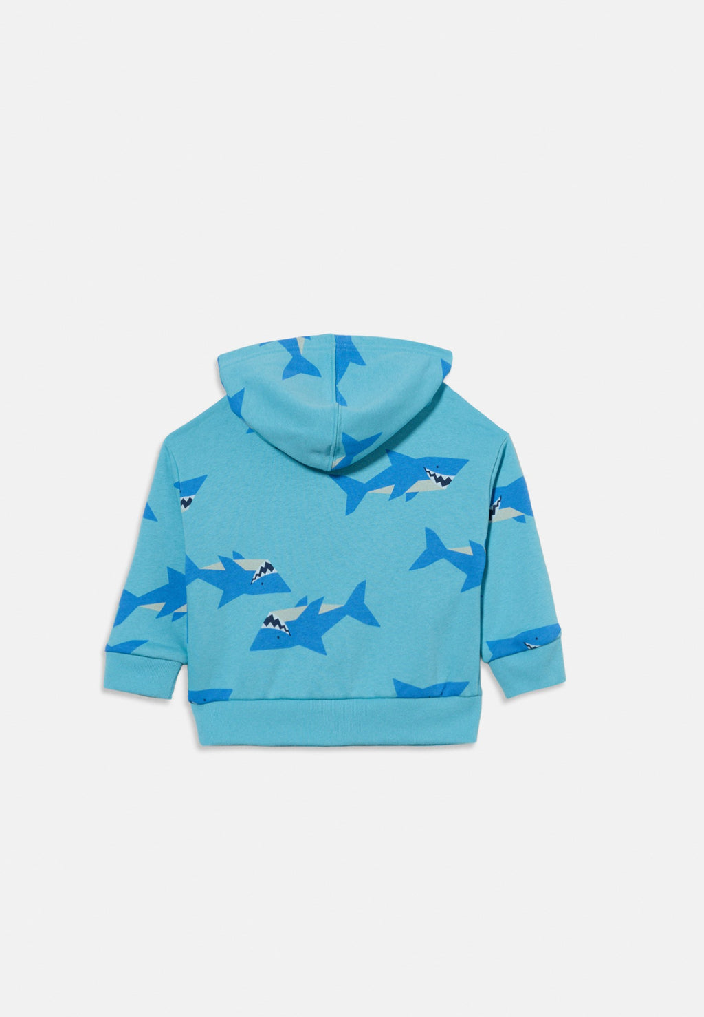 LOGO  - Zip-up sweatshirt - blanket blue