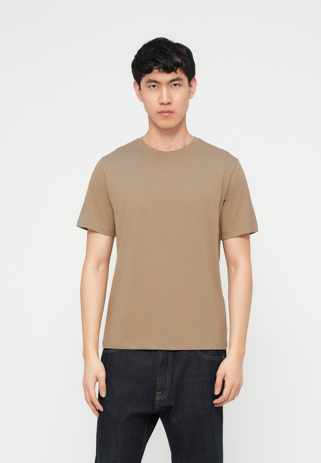 JJEORGANIC BASIC TEE O NECK 5 PACK - Basic T-shirt - black/white/crockery/vetiver