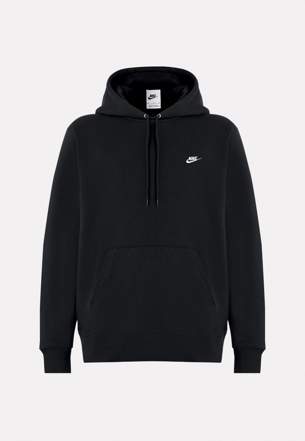 CLUB HOODIE - Sweat à capuche - noir noir/blanc
