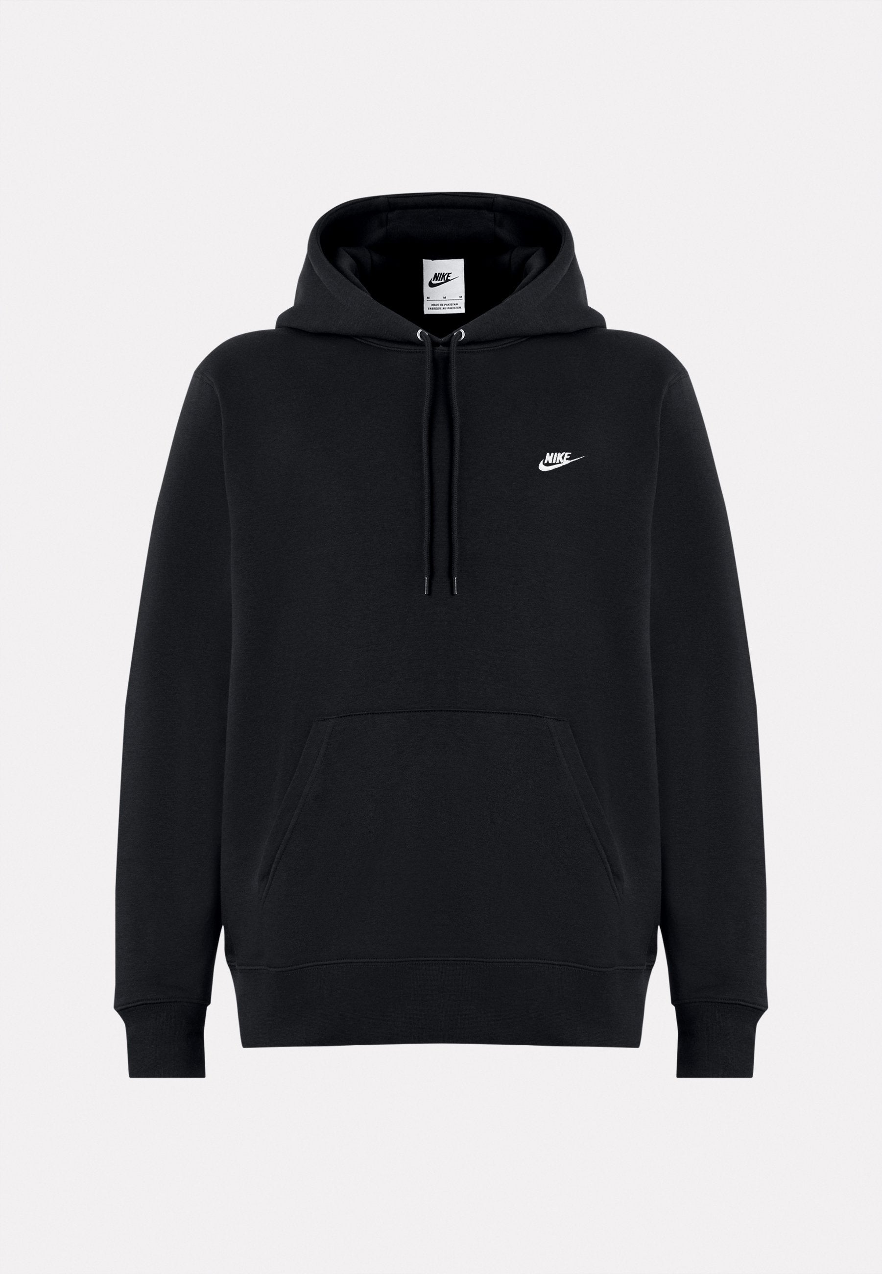 CLUB HOODIE - Sweat à capuche - noir noir/blanc